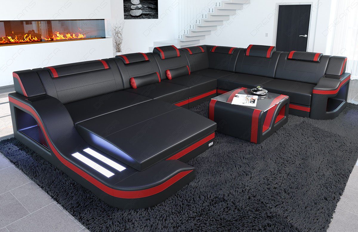 Sofa Dreams Wohnlandschaft Ledercouch Sofa Leder günstig online kaufen