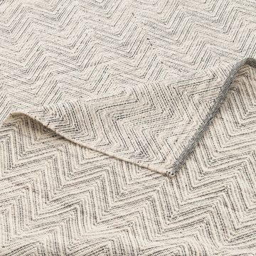Läufer Natur Teppich Kelim Läufer Wolle Lara Meliert, Pergamon, Rechteckig, Höhe: 6 mm