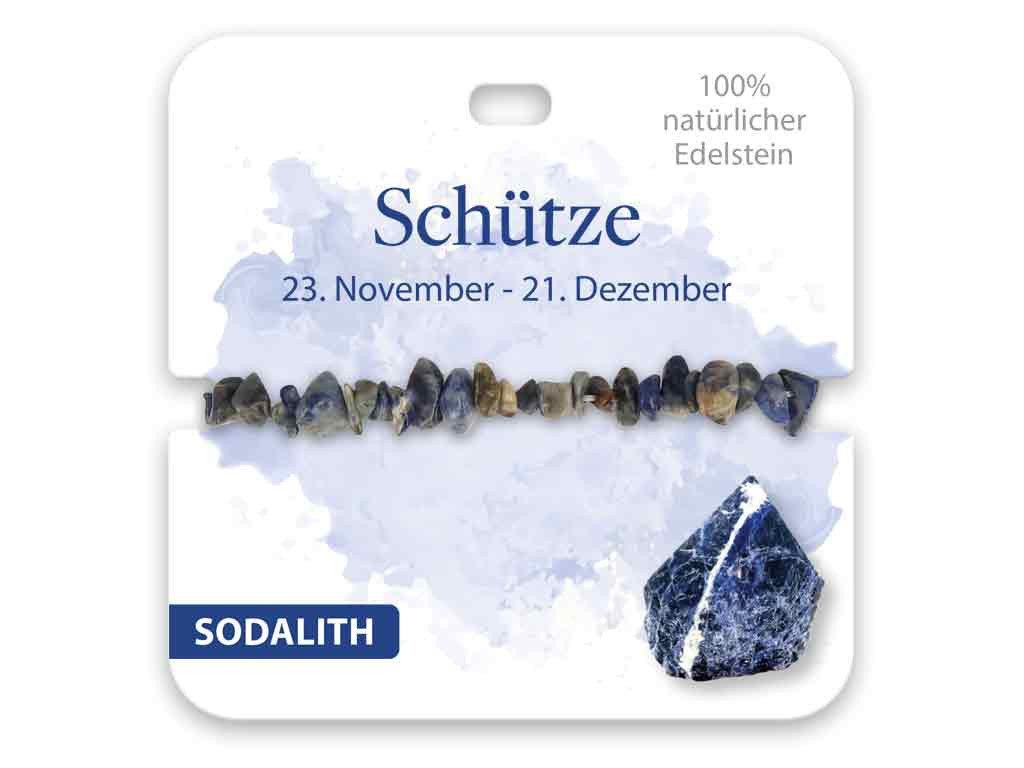 bb Klostermann Armband BB Klostermann Edelstein Armband Sodalith Sternzeichen Schütze