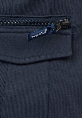 KangaROOS Sweatblazer mit vielen Details und abnehmbarer Kapuze