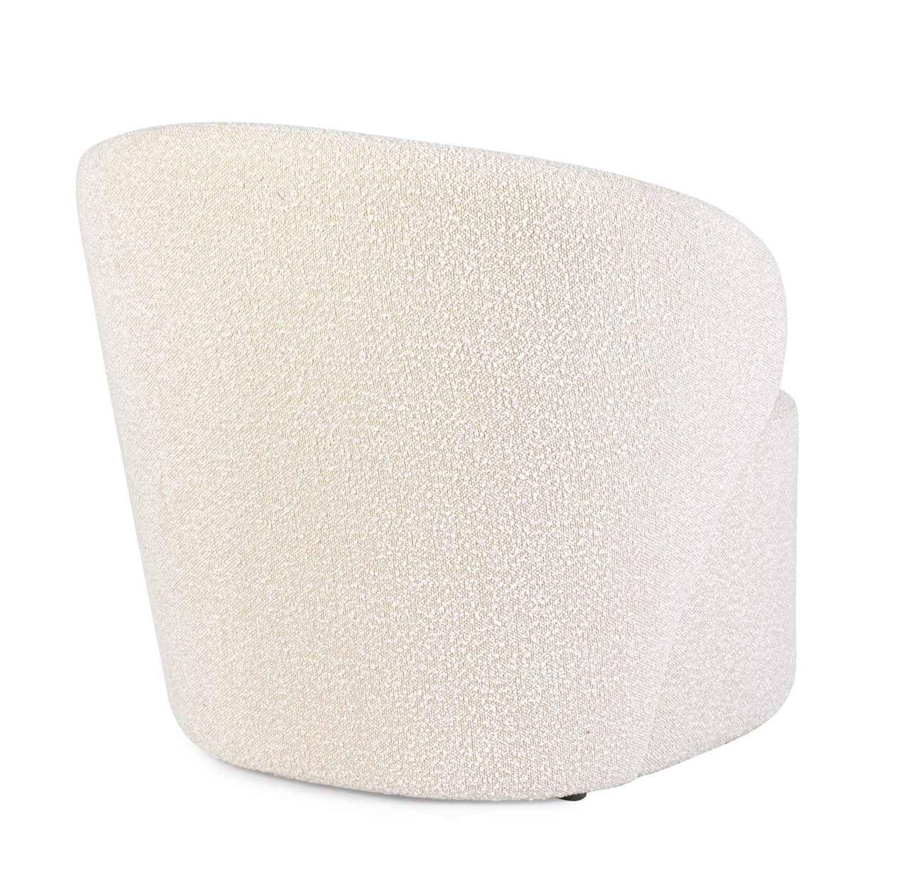 Feeling4Home Sessel Babila aus Boucle-Stoff, Natur