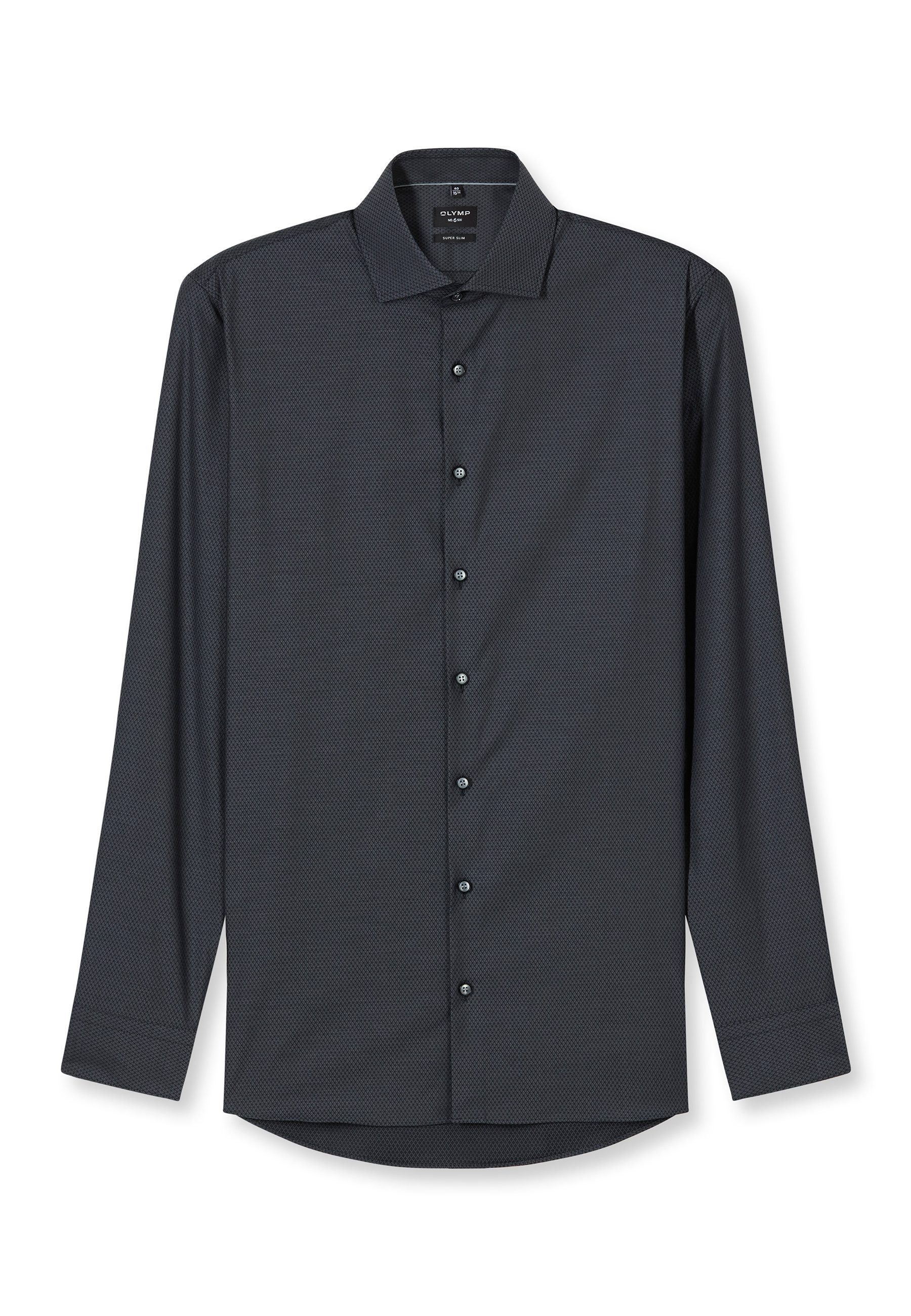 OLYMP Businesshemd OLYMP No. Six, Super Slim, Royal Kent mit extra langem Arm