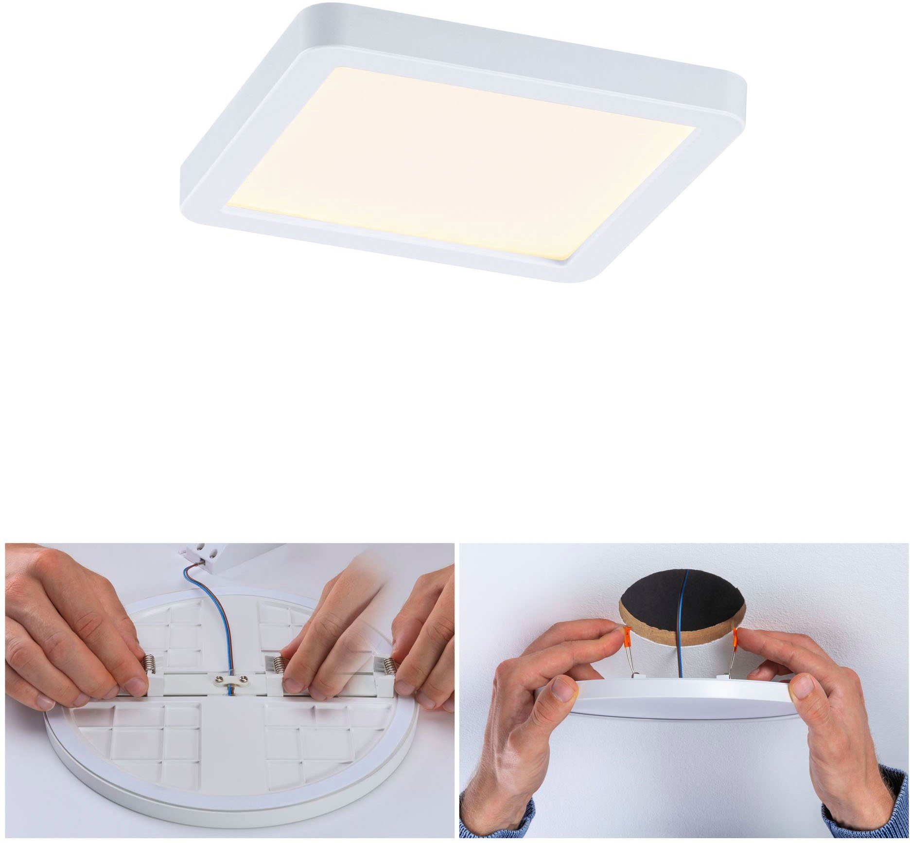 fest Paulmann LED LED integriert, LED-Modul Areo, Warmweiß, Einbauleuchte