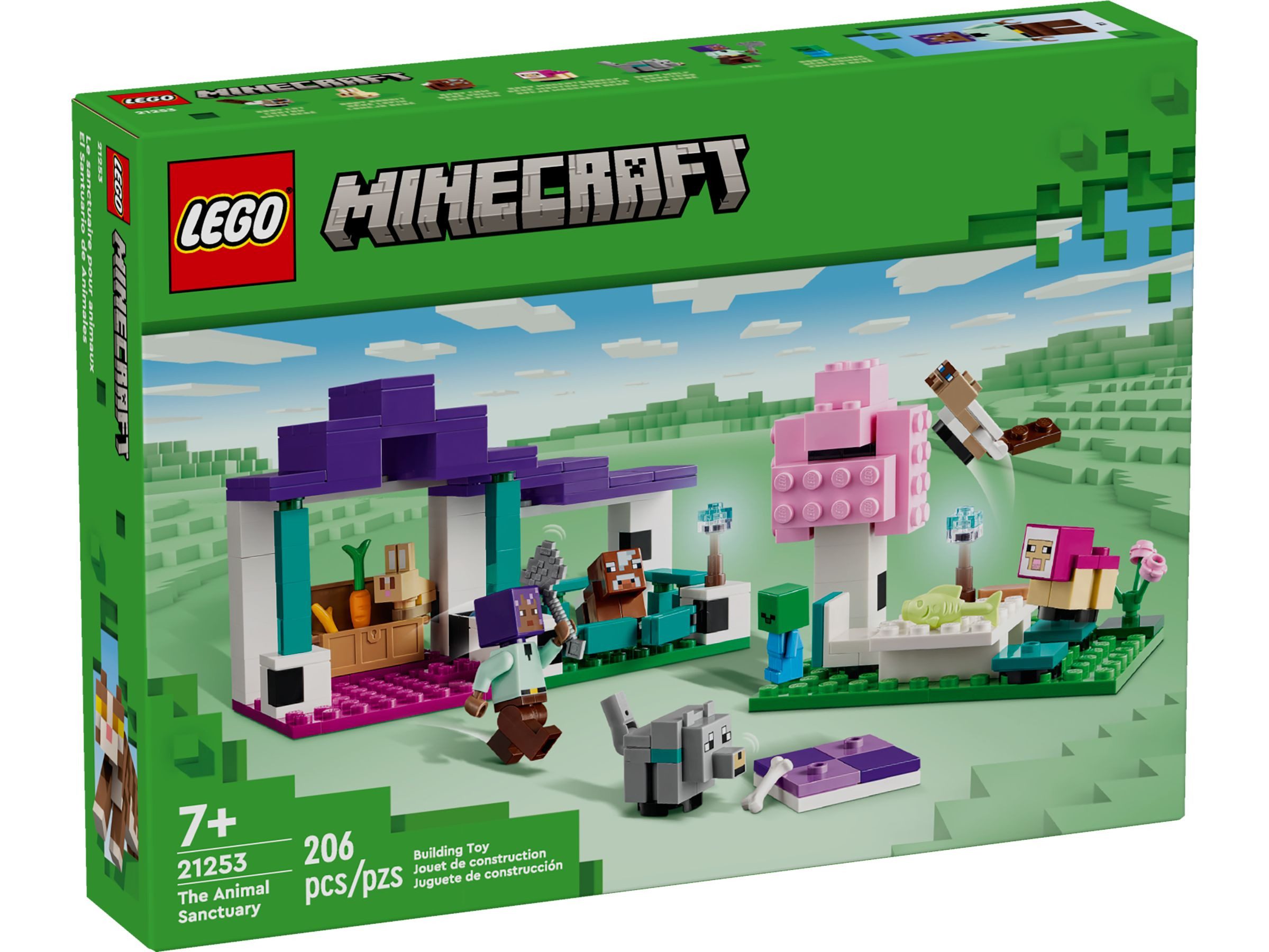 LEGO® LEGO® Minecraft 21253 Das Tierheim Konstruktionsspielsteine günstig online kaufen