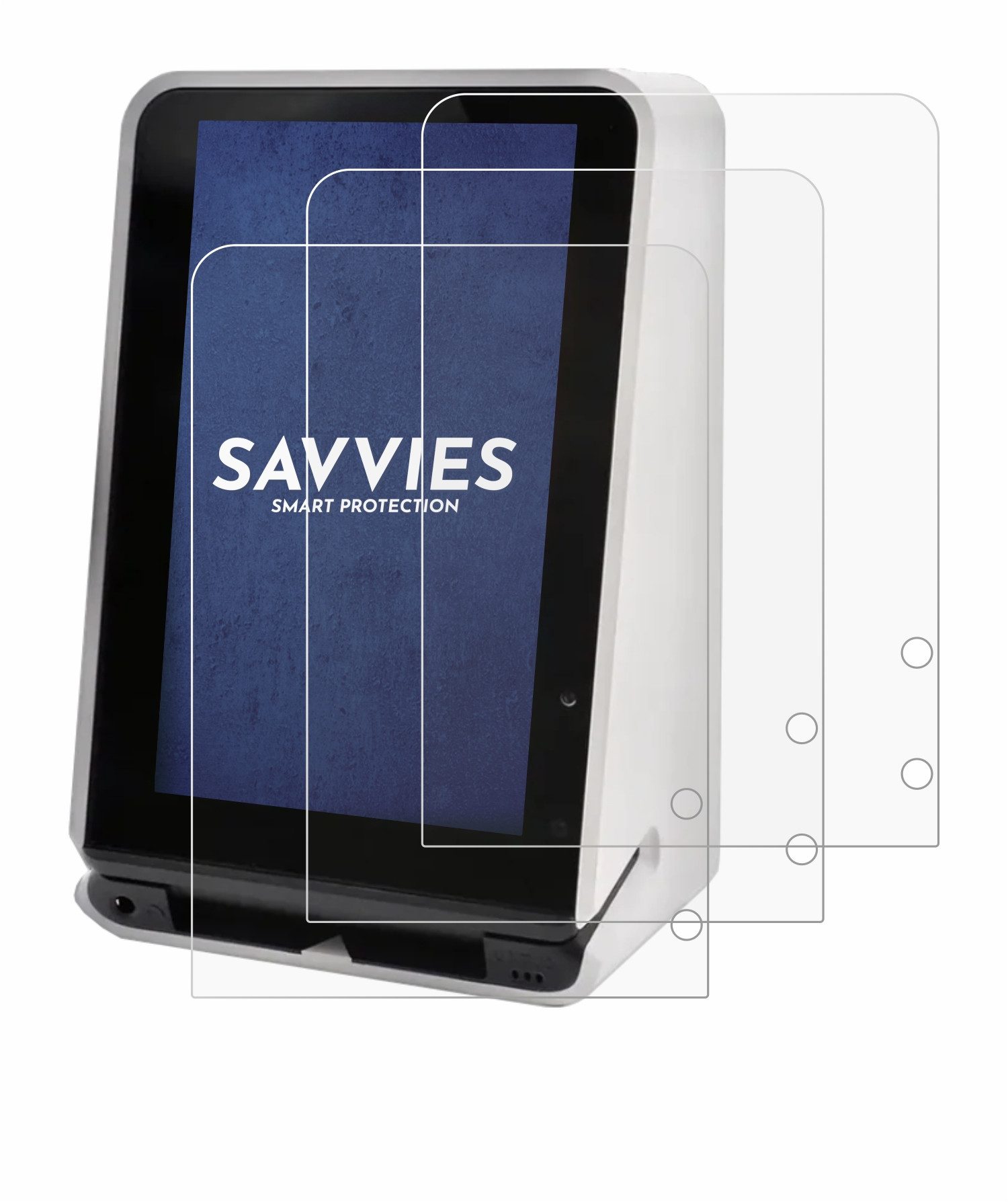 Savvies Displayschutzfolie Schutzfolie für SENVEND UX700, 18 Stück, Displayschutz Schutz Folie Klar Transparent