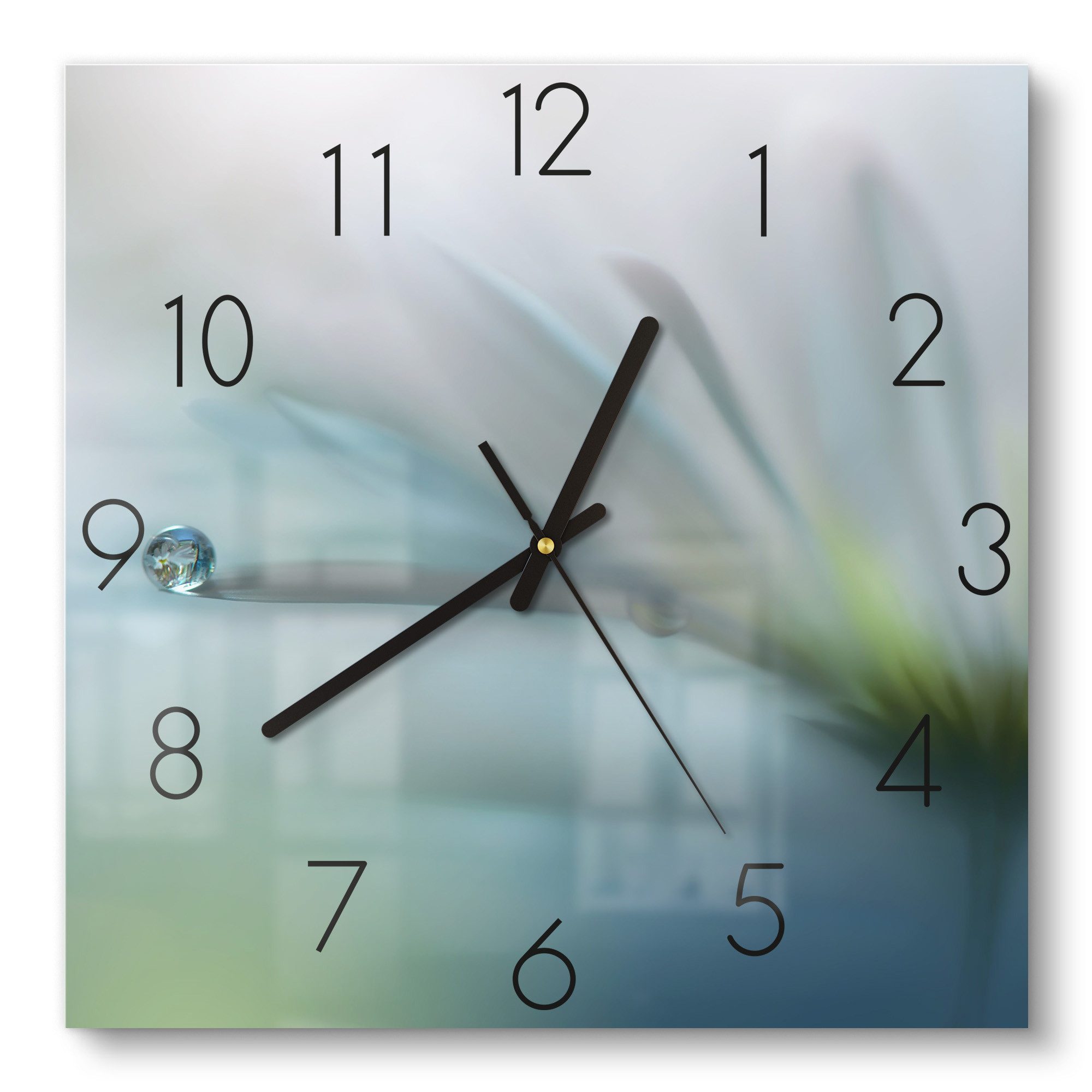 DEQORI Wanduhr 'Flüchtiger Tropfen' (Glas Glasuhr günstig online kaufen