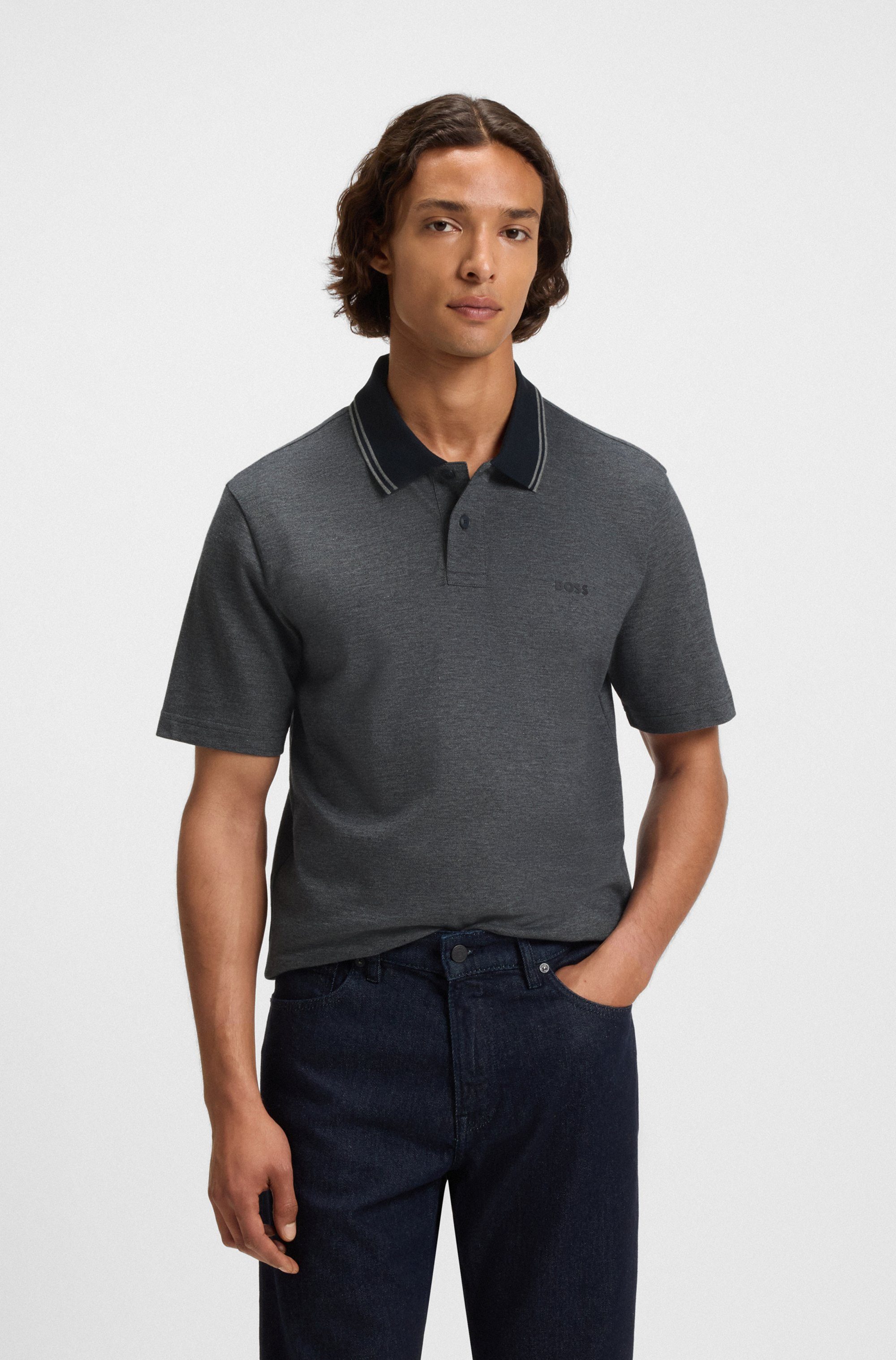 BOSS ORANGE Poloshirt PeoxfordNew mit Polokragen günstig online kaufen