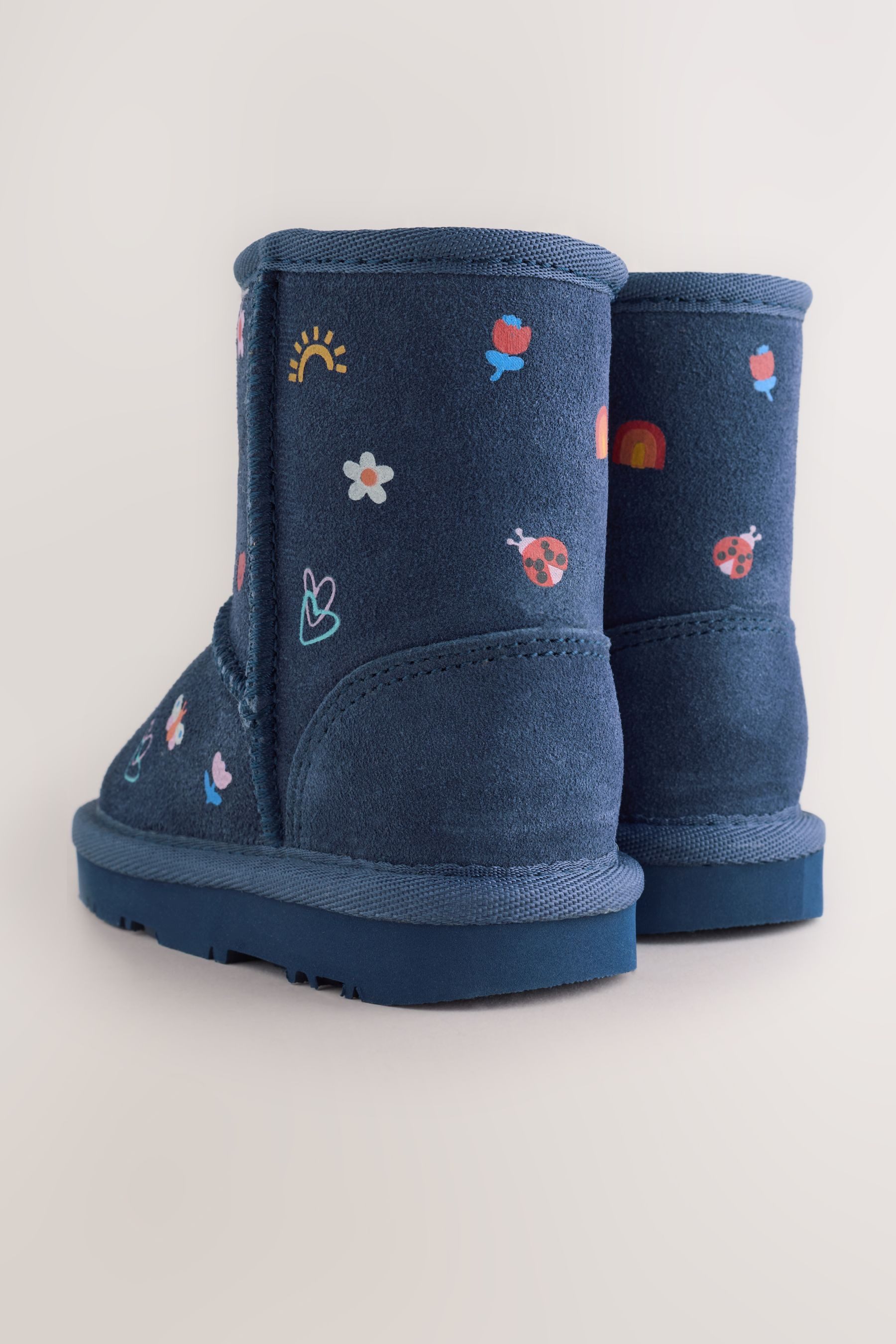 Next Wasserabweisende Schlupfstiefel aus Veloursleder Babystiefel (1-tlg)