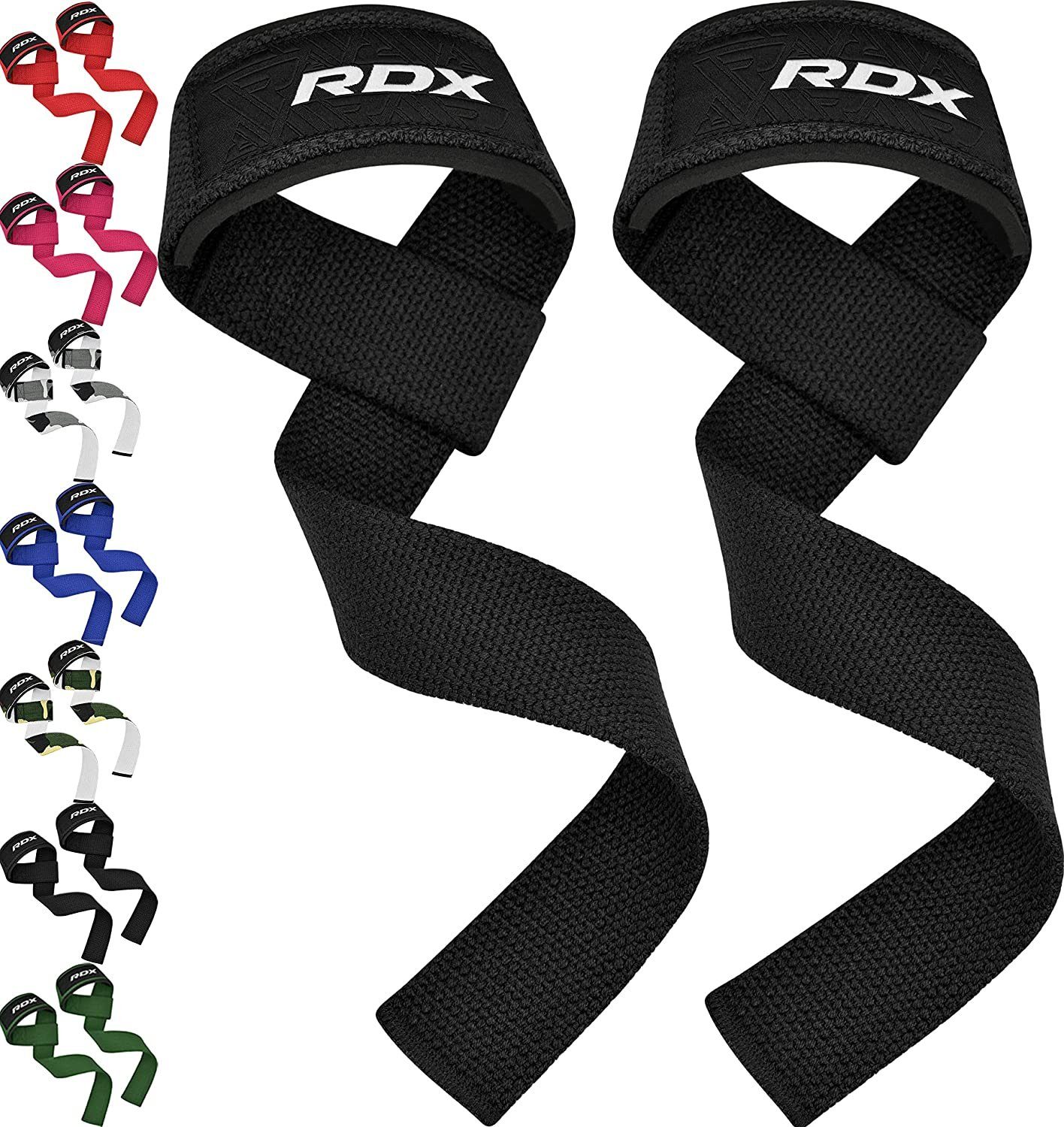 Handgelenkschutz RDX Lifting Straps Strength Training, 60 cm lange professionelle
