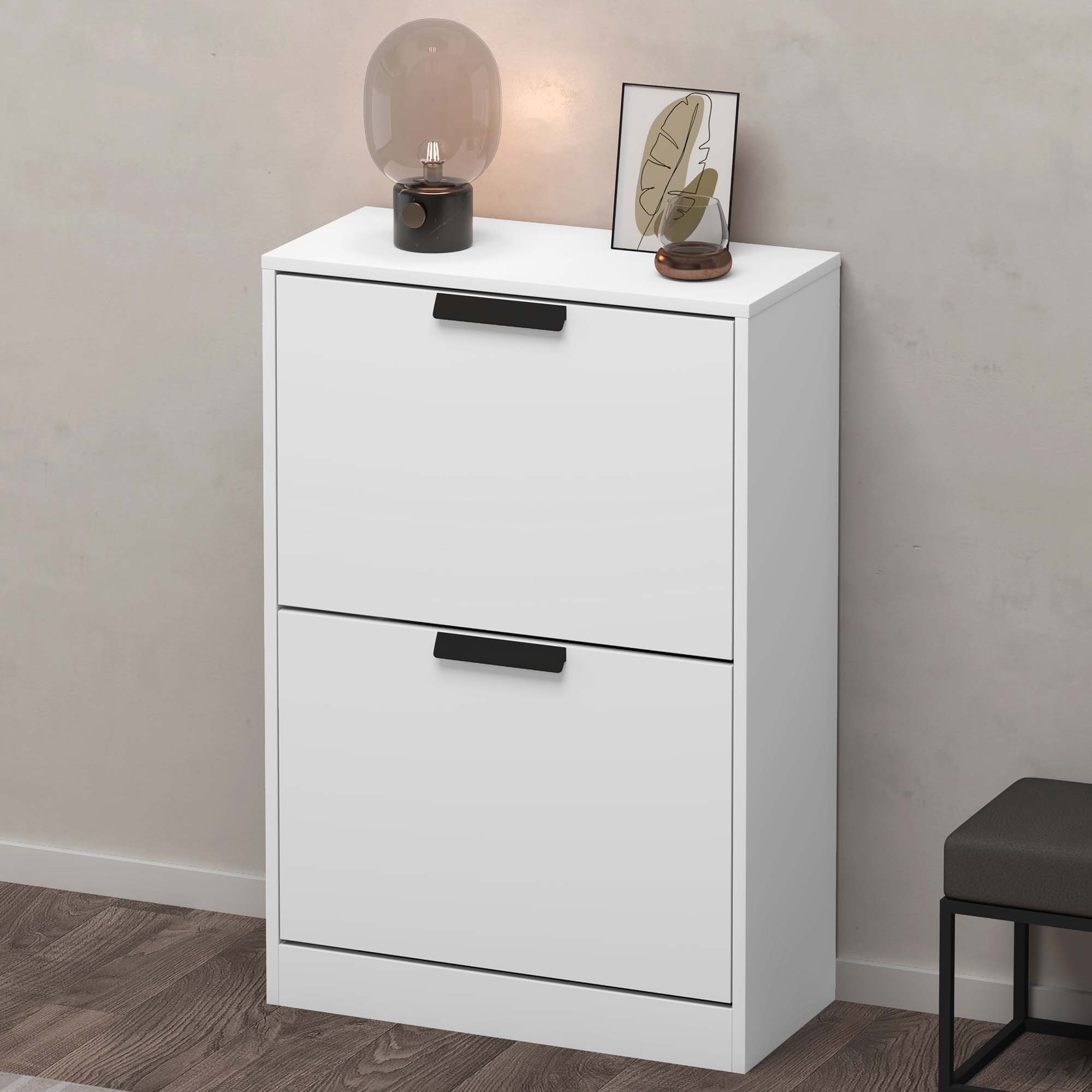 doporro Schuhschrank Schuhkipper Klappfächern Schuhregal Schuhkommode Schuhschrank01