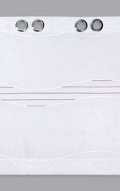 Scheibengardine Hydro, LYSEL®, (1 St), transparent, HxB 48x136cm