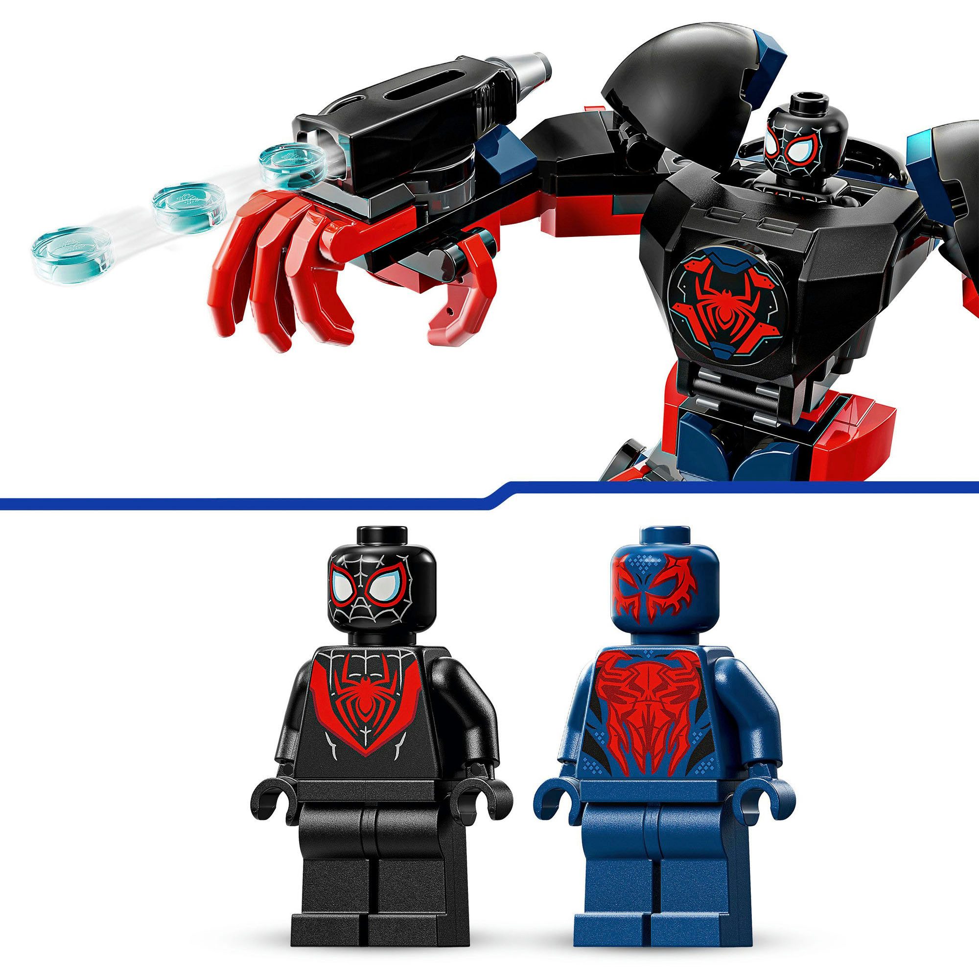 LEGO® Miles Morales Mech vs. Spider-Man 2099 (76337), LEGO Super Heroes Konstruktionsspielsteine, (135 St) – Bild 5 von 5