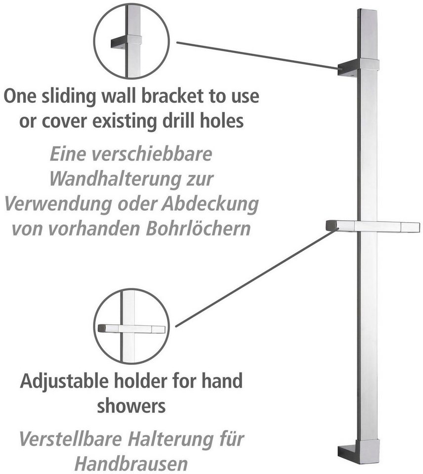 Thumbnail - WENKO Duschstange Design, Chrom