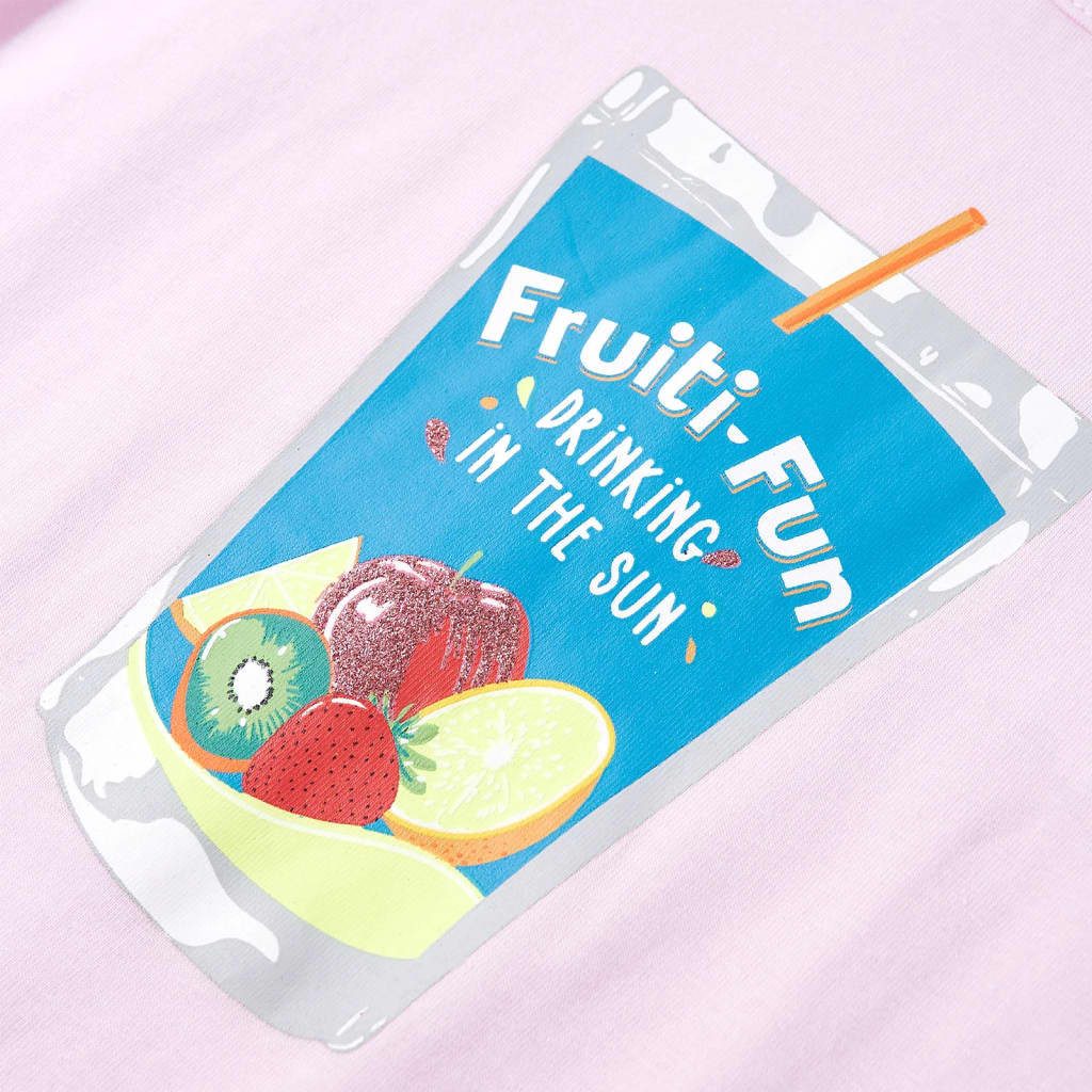 vidaXL T-Shirt Kinder-T-Shirt Zartrosa 116
