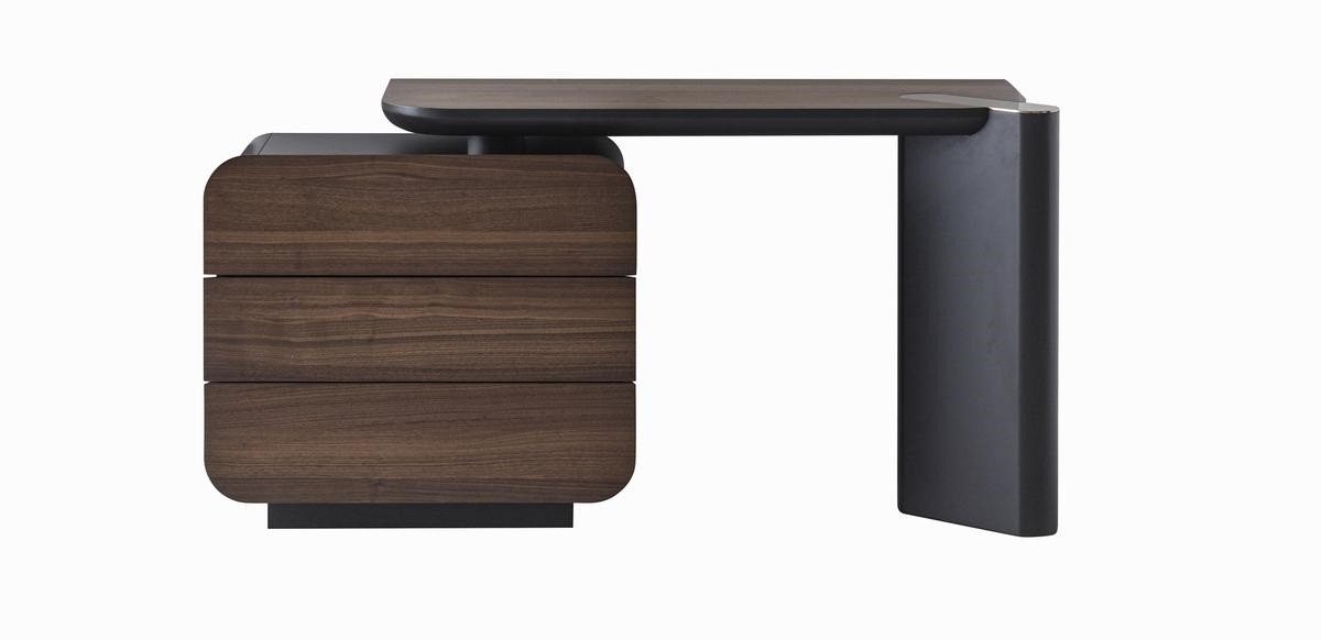 JVmoebel Schminktisch Schminktisch Set Modern Braun Schwarz Elegant Spiegel Hocker Kombi, Made in Europa