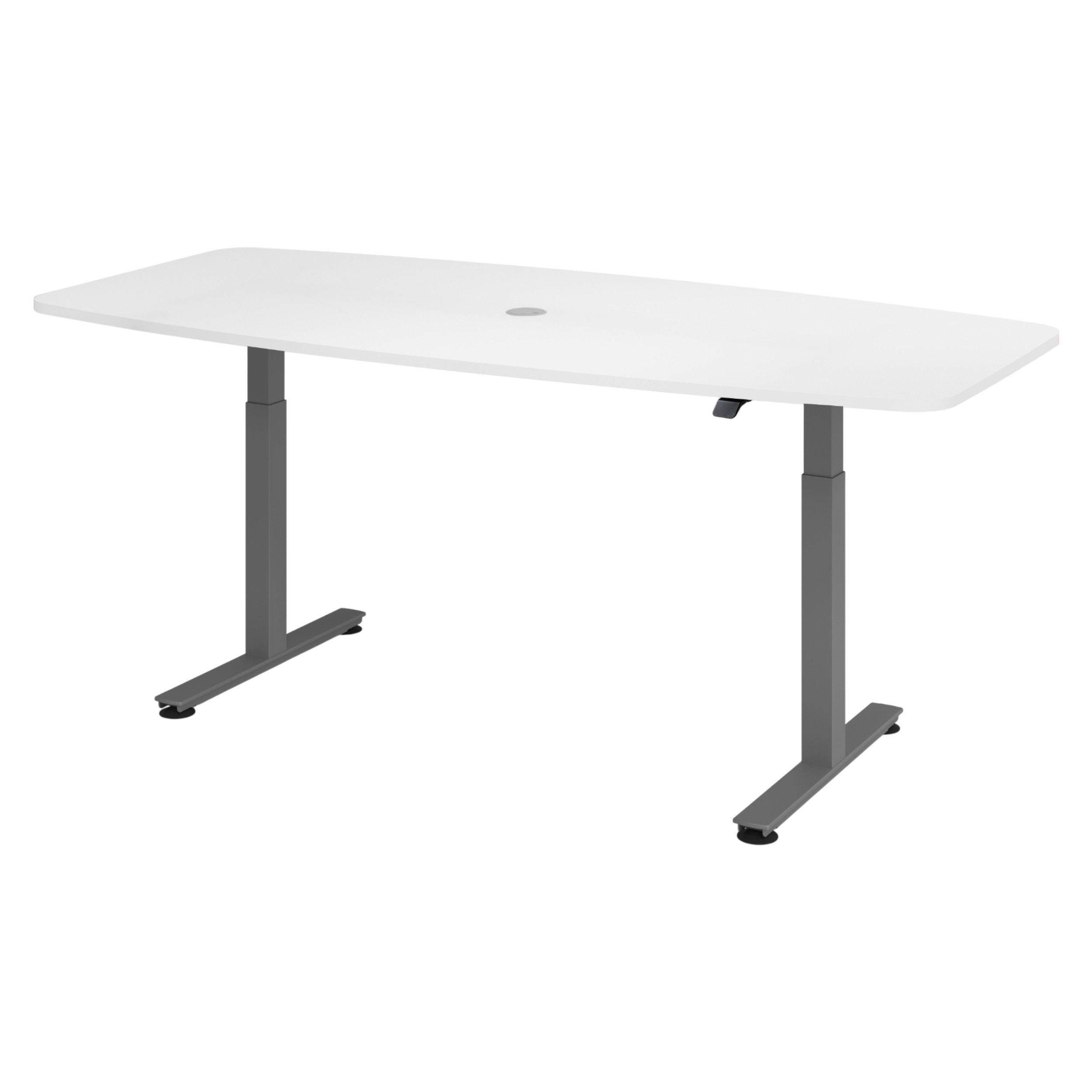 bümö Konferenztisch XMST22 Konferenztisch, - Dekor: Weiß