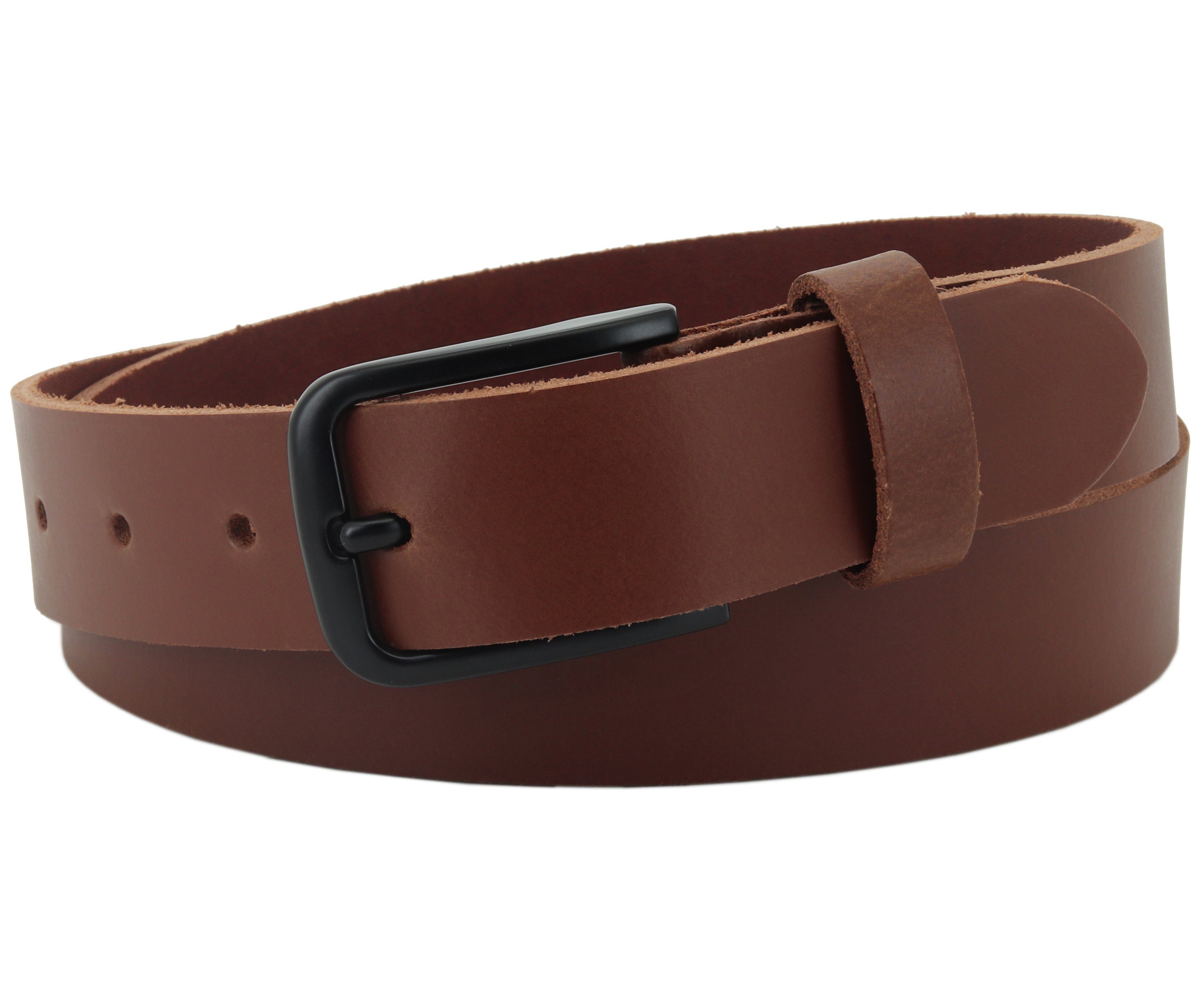 COLOGNEBELT Ledergürtel OM314-PL-Hellbraun MADE IN GERMANY, Hellbraun Kürzbar, 100 % Echtleder, Aus einem Stück, Unisex