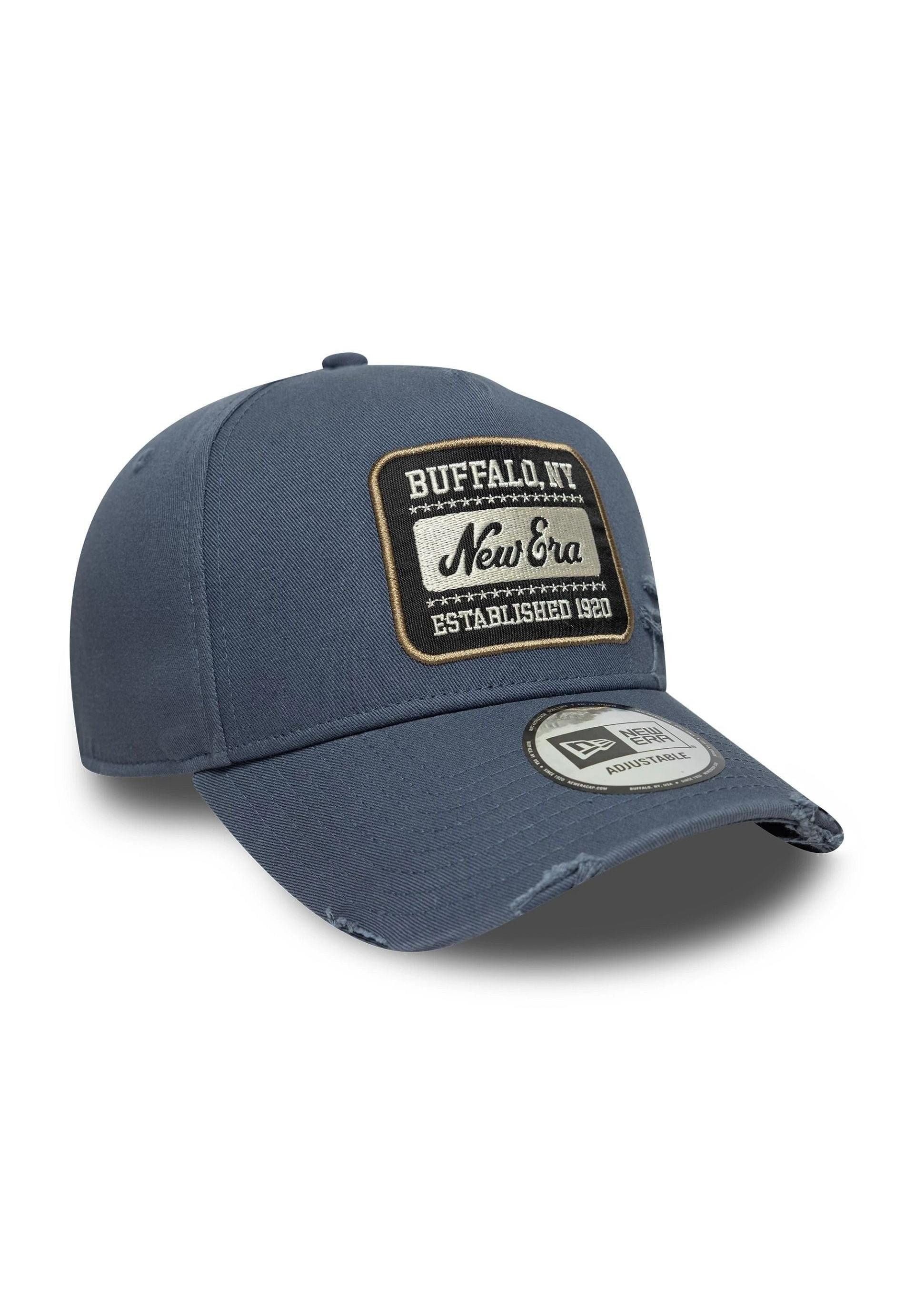 New Era Baseball Cap New Era Patch Distressed 9Forty E-Frame Cap Dunkelblau (1-St)