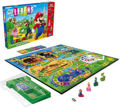 Hasbro Spiel, Gesellschaftsspiel Das Spiel des Lebens Super Mario, Made in Germany