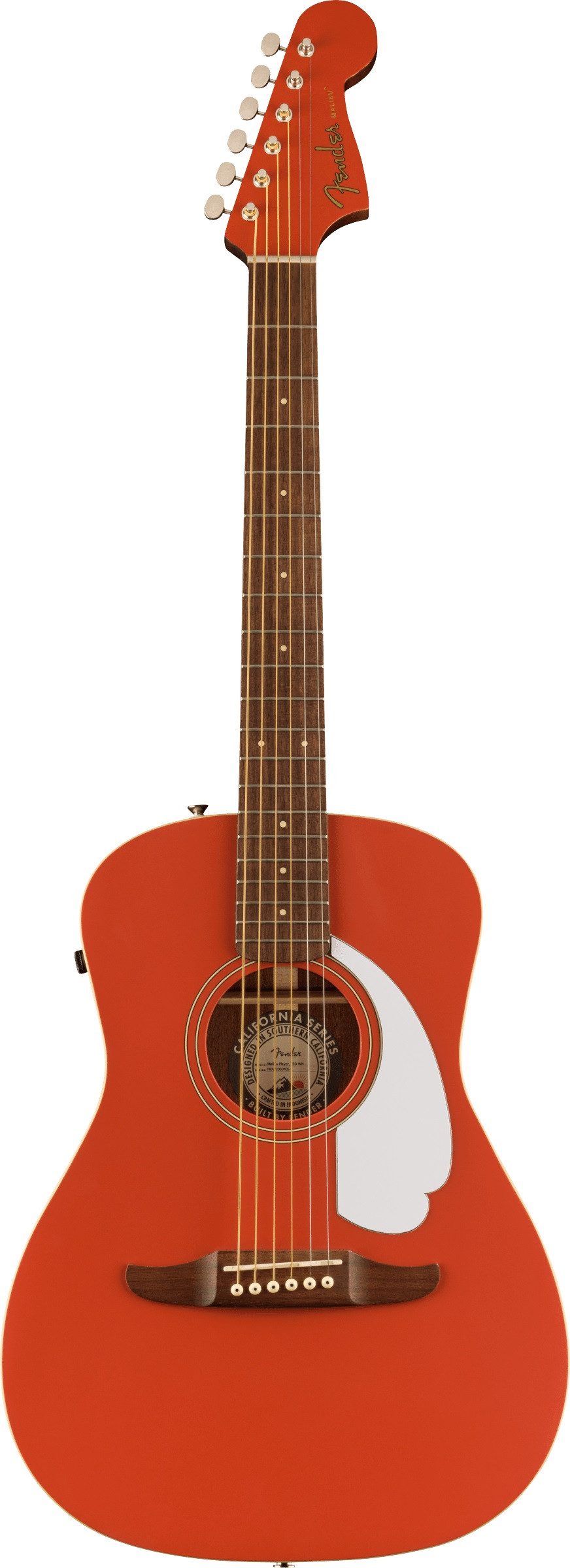 Fender Westerngitarre Fender Malibu Player WN Fiesta Red
