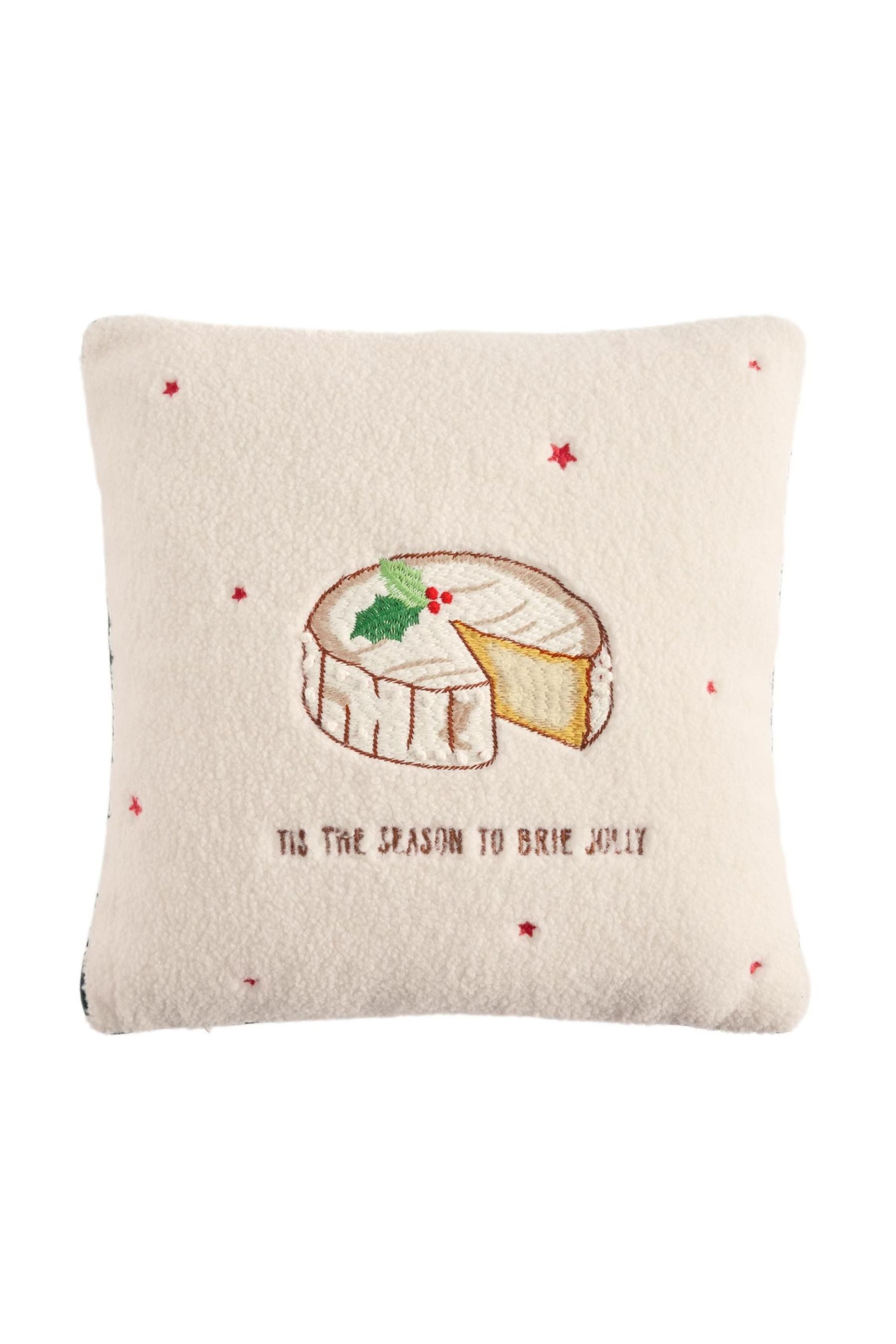 Next Dekokissen Kissen, Weihnachtskäse, 43 cm x 43 cm