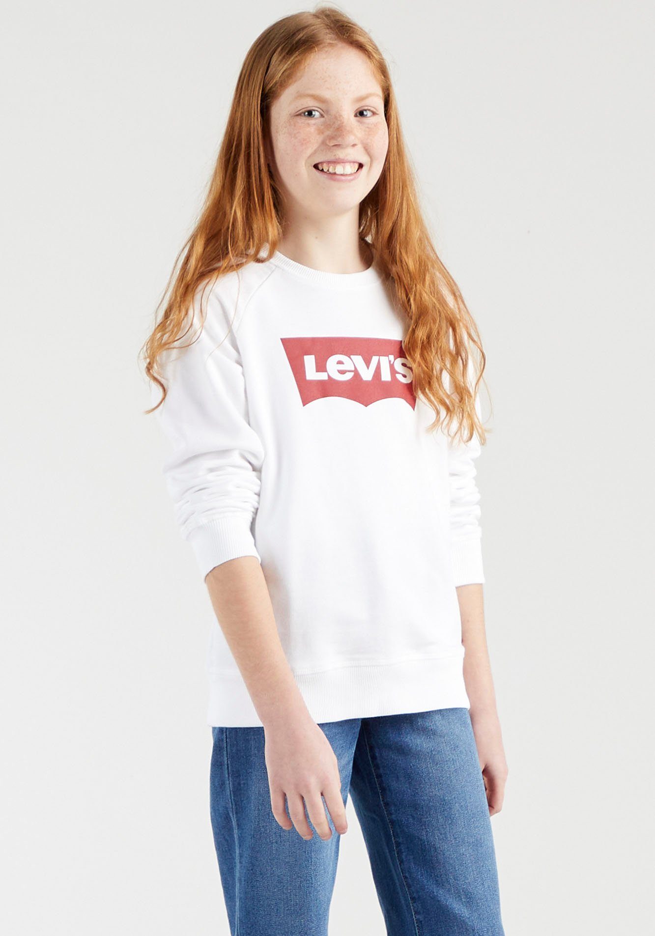 SWEATSHIRT weiß Kids for GIRLS BATWING Sweatshirt CREWNECK Levi's®