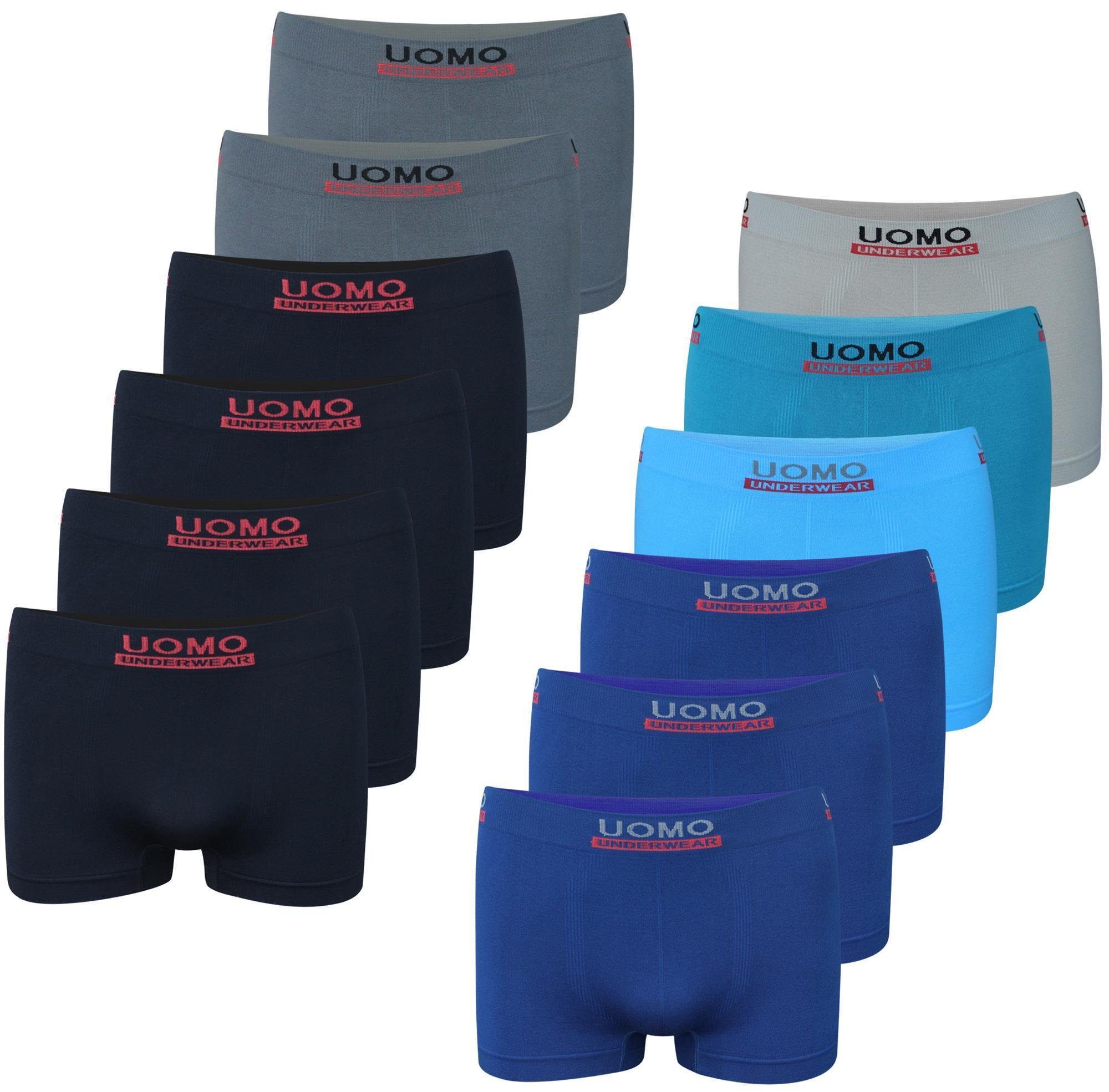 12 (Spar-Packung, Schlüpf Jungen Boxershorts Retro-Pants LOREZA Microfaser 12-St) Boxershorts Shorts Unterhosen