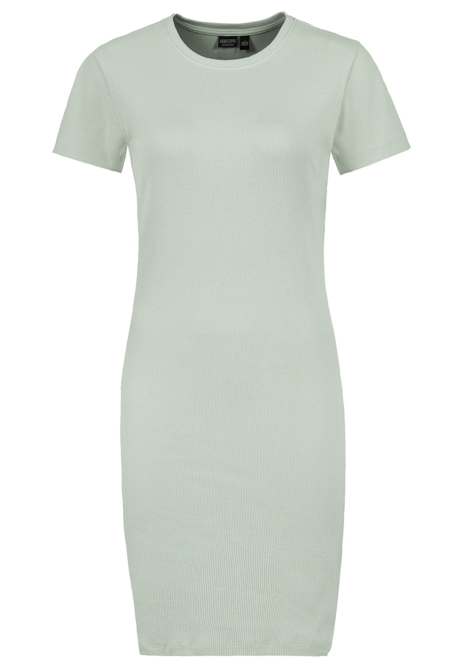 Eight2Nine Shirtkleid Klassisches Modell Kurzärmelig und Figurbetont (lang) günstig online kaufen