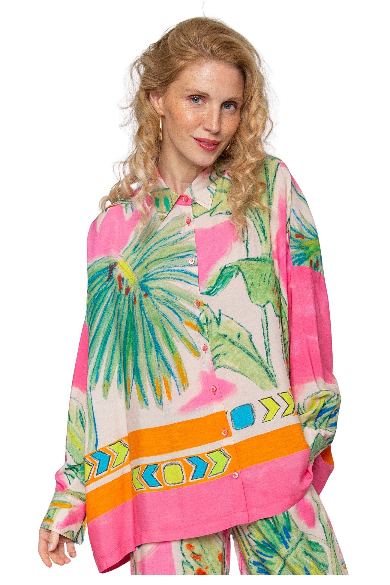 Emily Van Den Bergh Schlupfbluse Damenbluse 8903-910