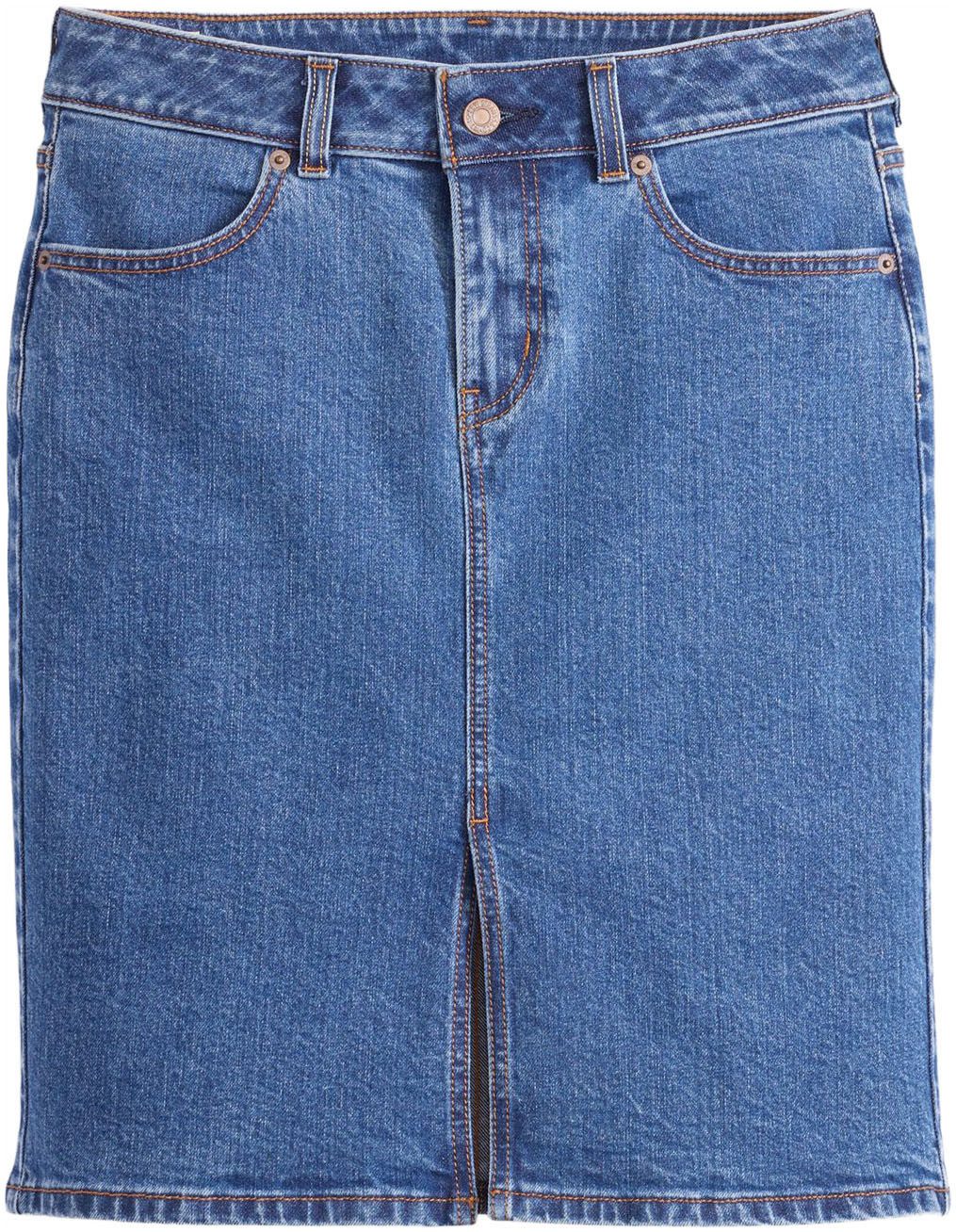 Levi's® Jeansrock LOW MIDI SKIRT ME mit Schlitz für mehr Bewegungsfreiheit