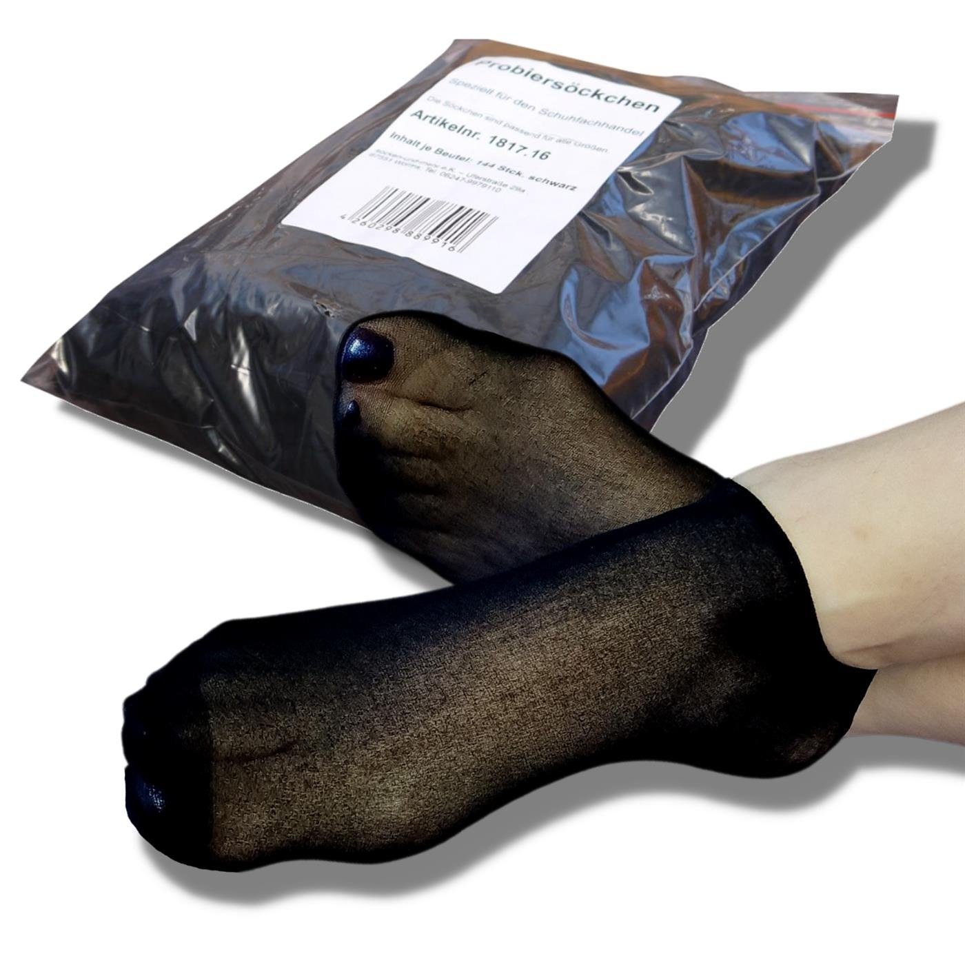 bentini Feinsöckchen Probiersocken im Nachfüllbeutel, schwarz, günstig online kaufen