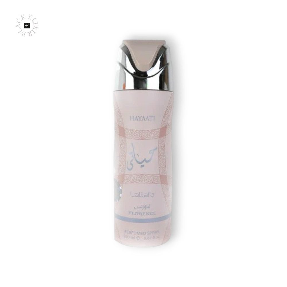 Lattafa Deo-Spray Lattafa Hayaati Florence Deodorant Spray 200 ml, Flasche, 1-tlg.