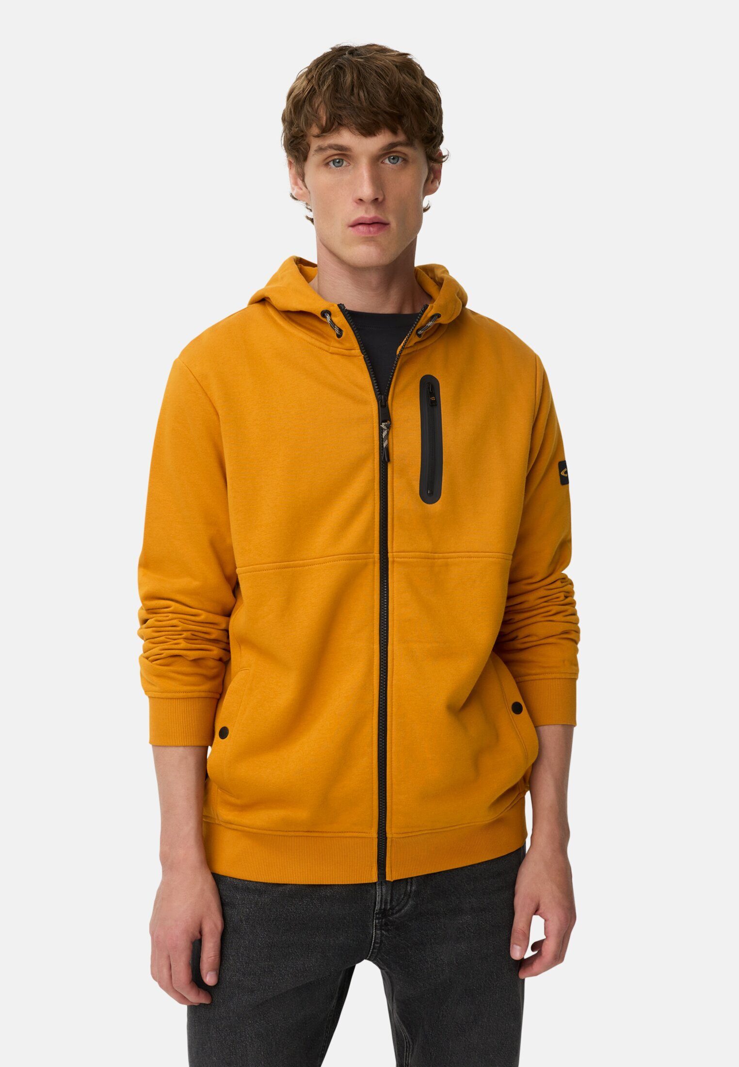 camel active Sweatjacke mit Kapuze Langarm Kapuze günstig online kaufen
