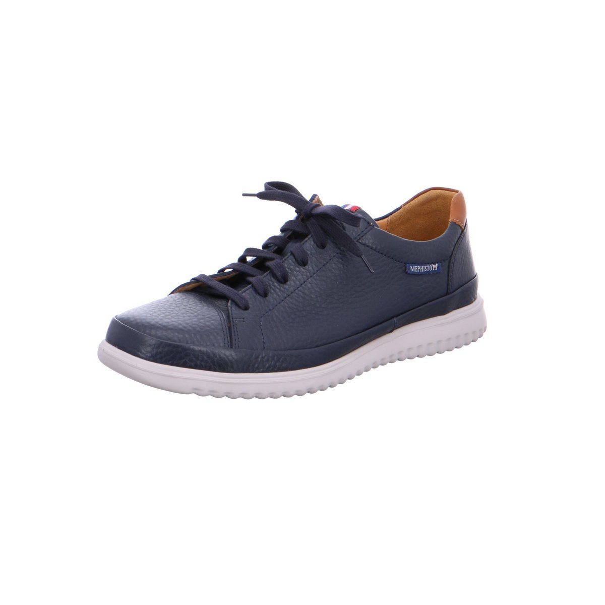 Komfort Schnürer für Herren in blau Schnürschuh