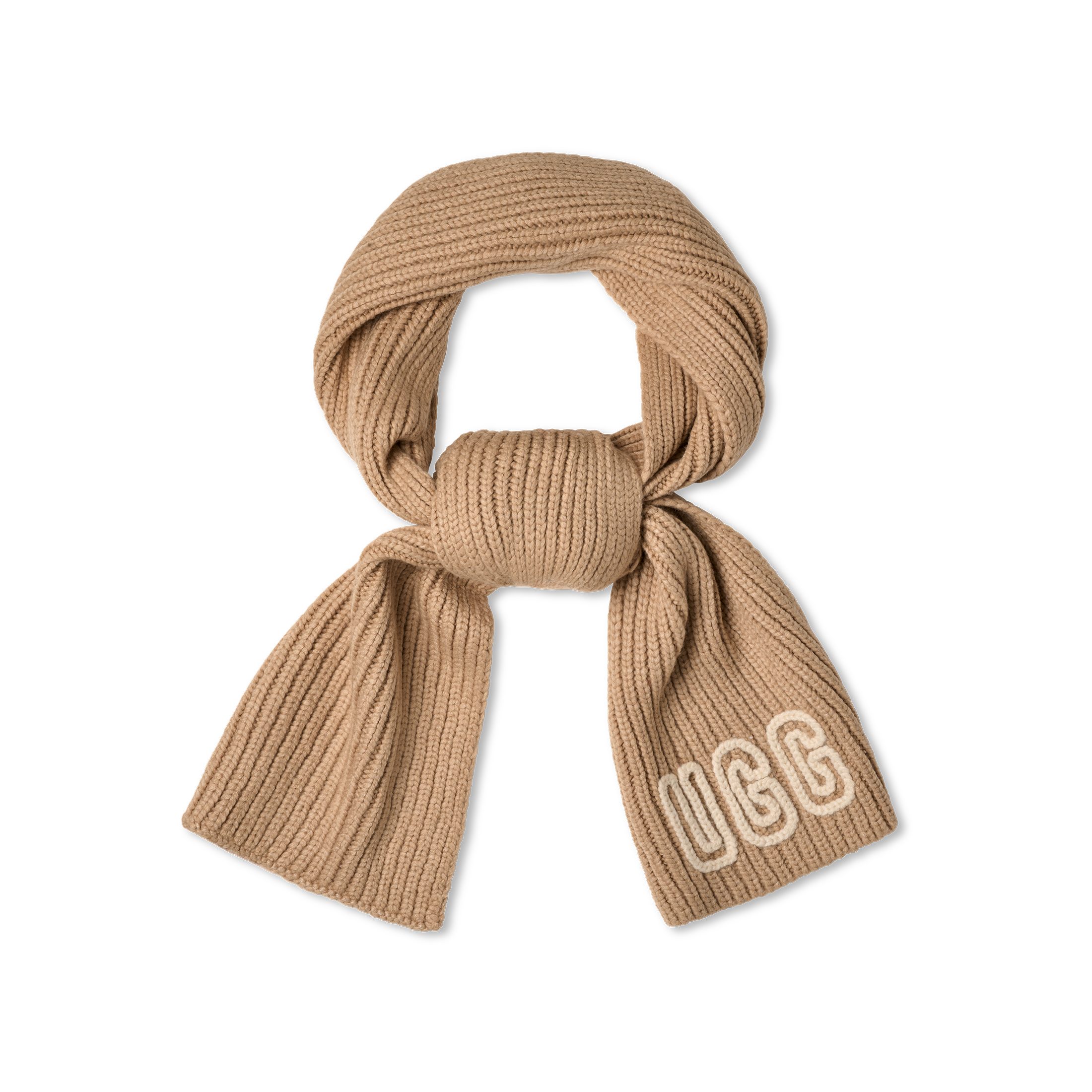 UGG Strickschal Chunky Crafted Rib Scarf, Schal mit Rippenmuster aus grobem Strick