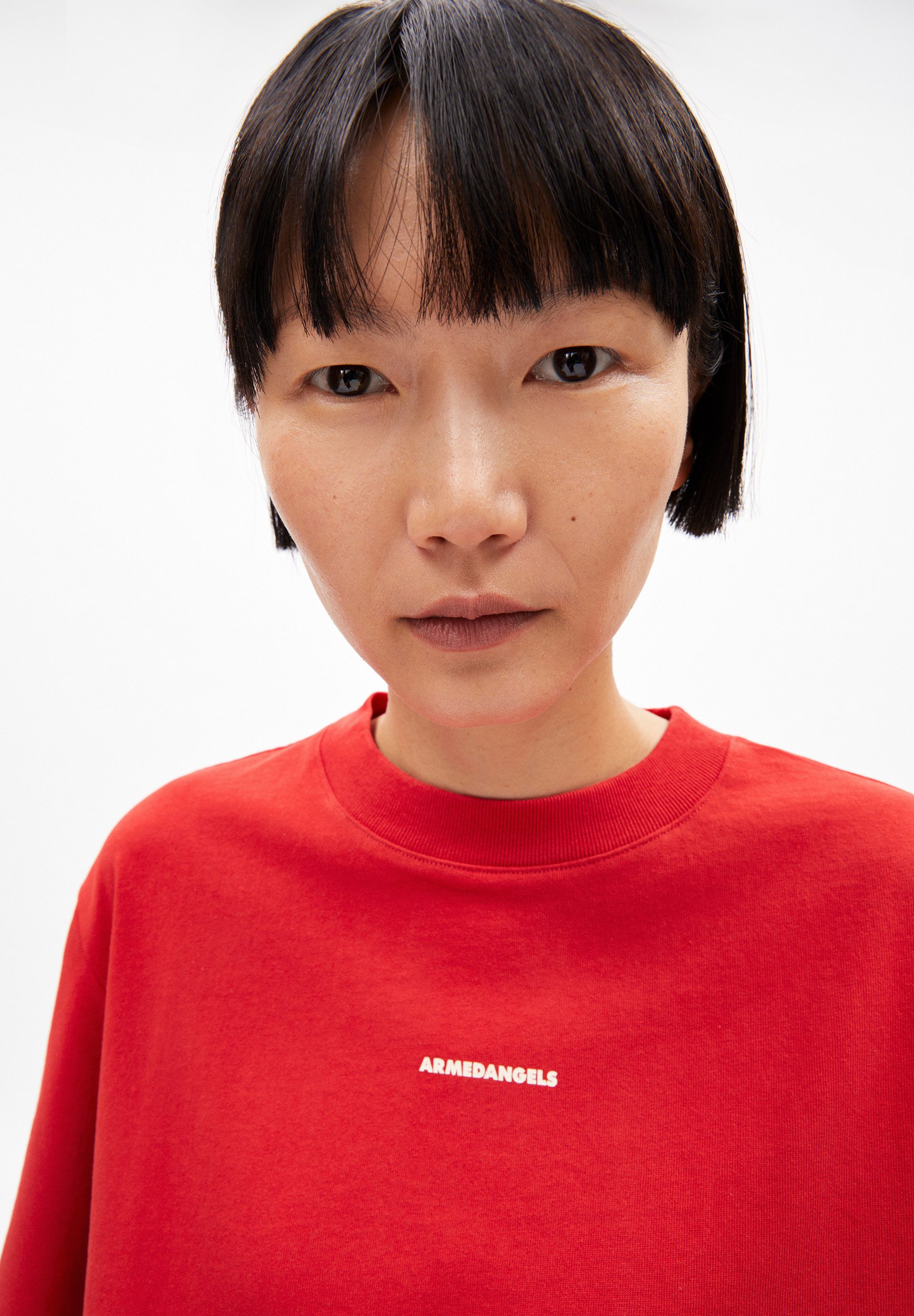 Armedangels T-Shirt TARJAA WORD ICONIC Å Loose Fit
