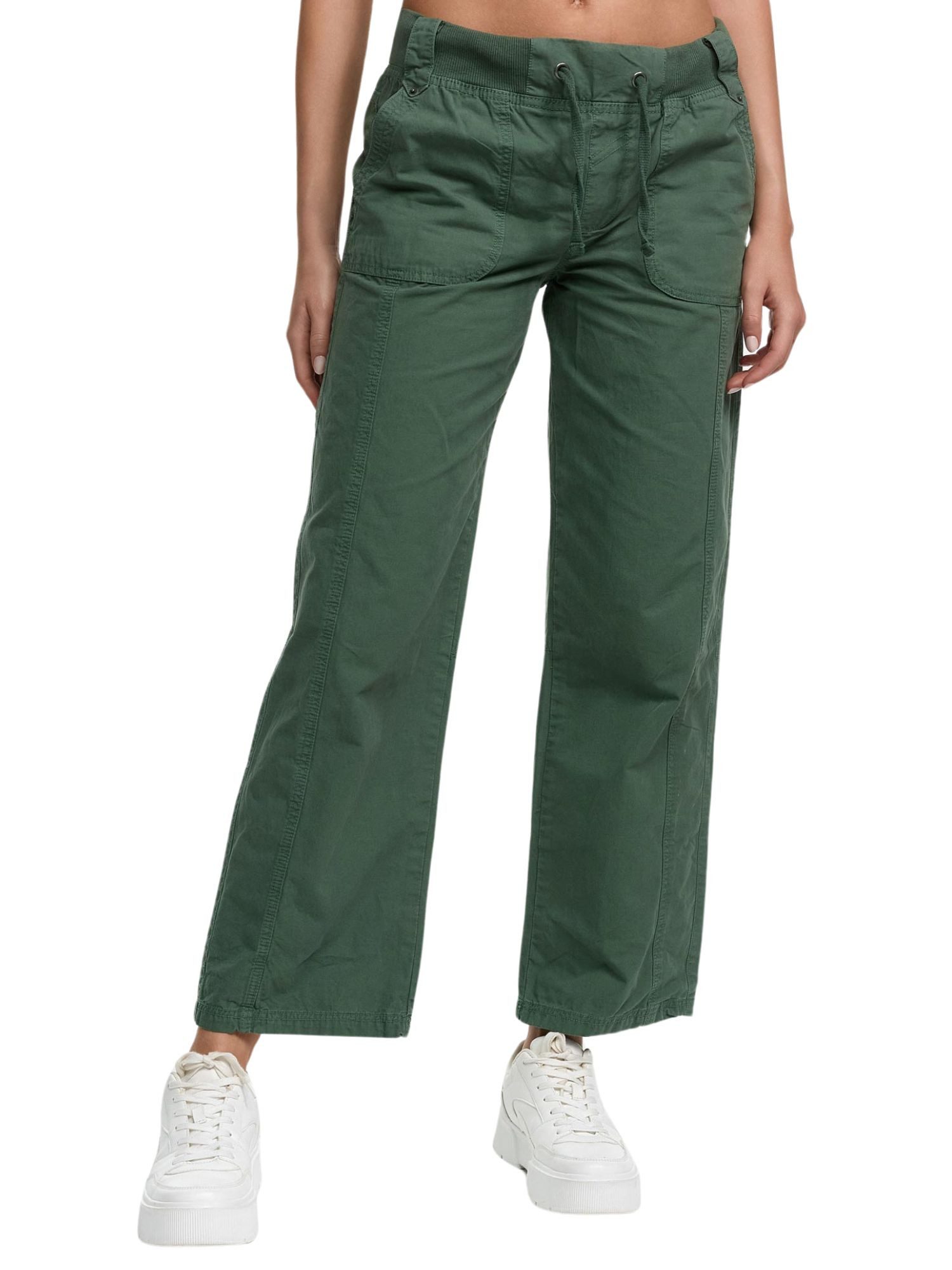 Tazzio Stoffhose Straight Fit F601 Wide Leg Hose mit Kordelzug günstig online kaufen