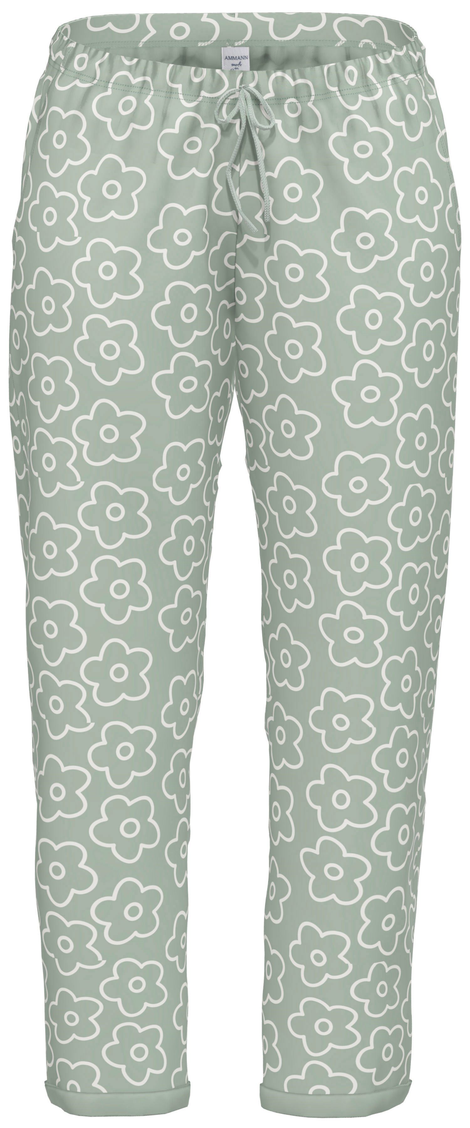 Pyjamahose Ammann Damen Pyjamahose