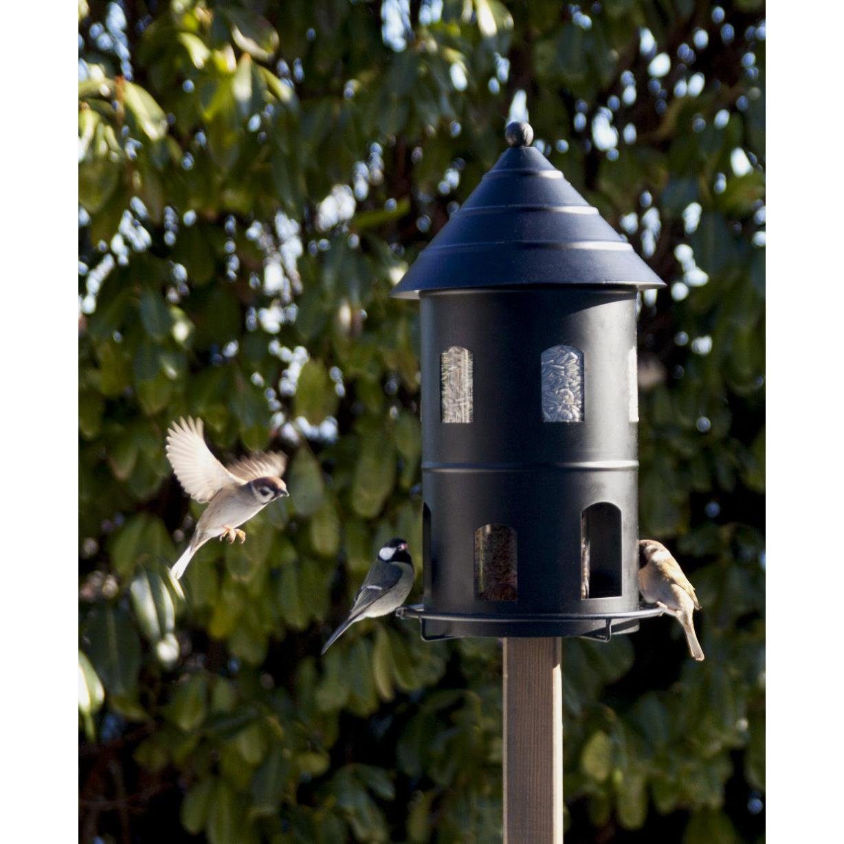 Wildlife Garden Vogelhaus Futterstation Gigant Schwarz
