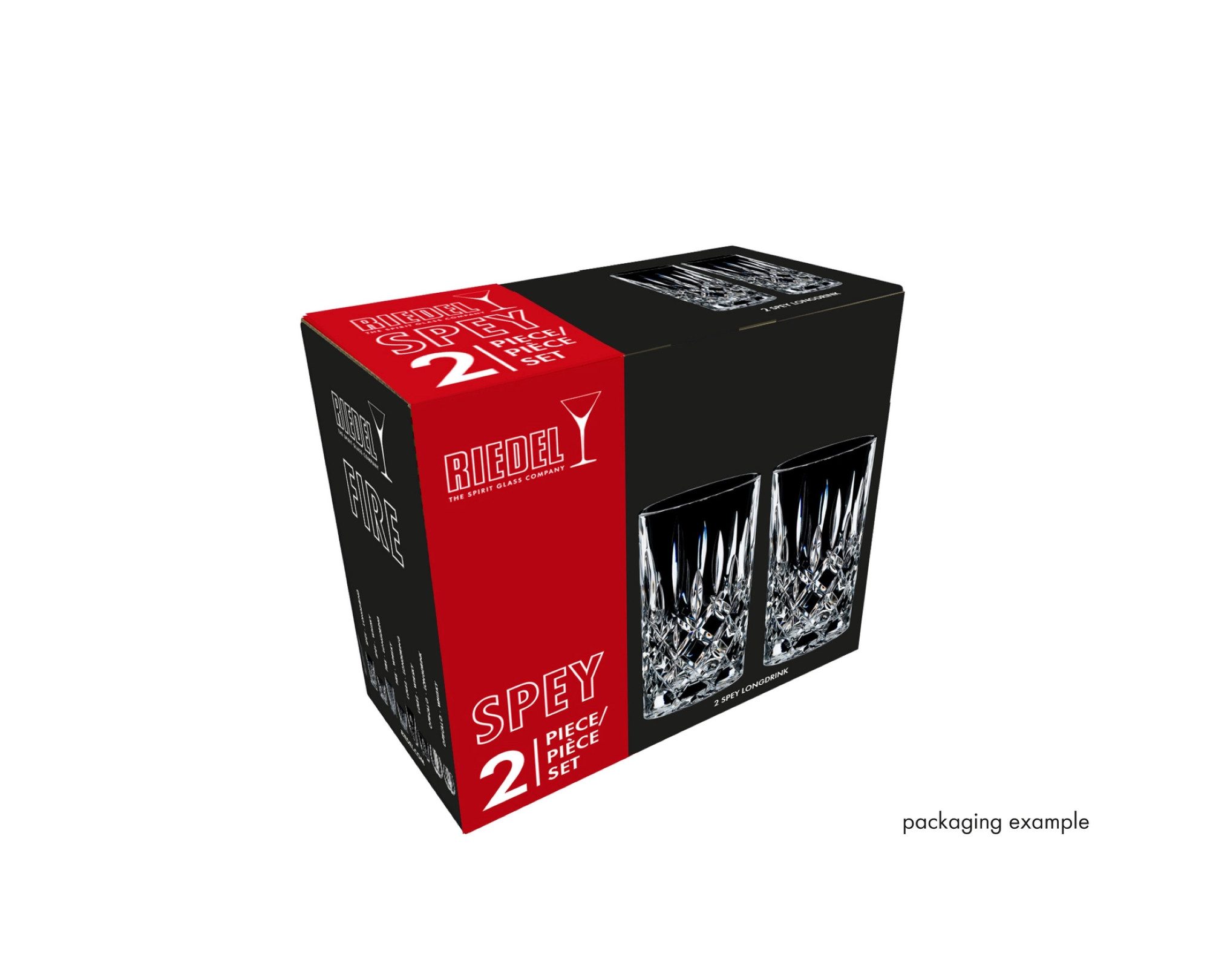 RIEDEL THE WINE GLASS COMPANY Longdrinkglas Riedel Tumbler Collection Riedel Spey Longdrink 2er Set, Kristallglas
