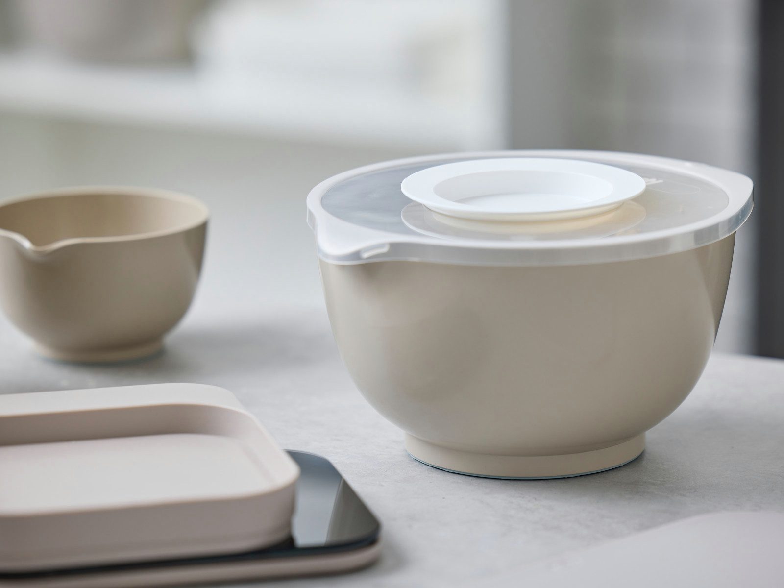 ROSTI Schüssel Margrethe Schüssel humus 3l, Kunststoff, (Schüsseln & Schalen)