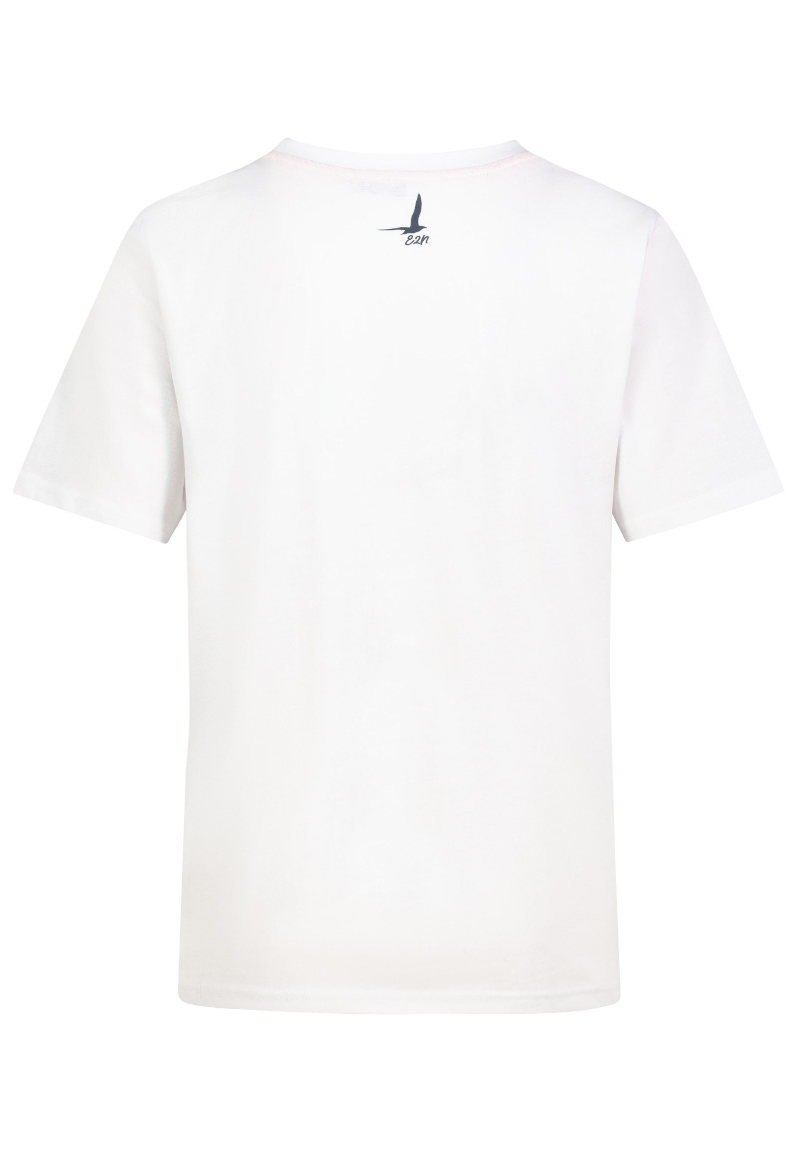 Eight2Nine T-Shirt Damen Baumwollshirt mit Küstenprints verschiedene Küsten- und Meeresmotive