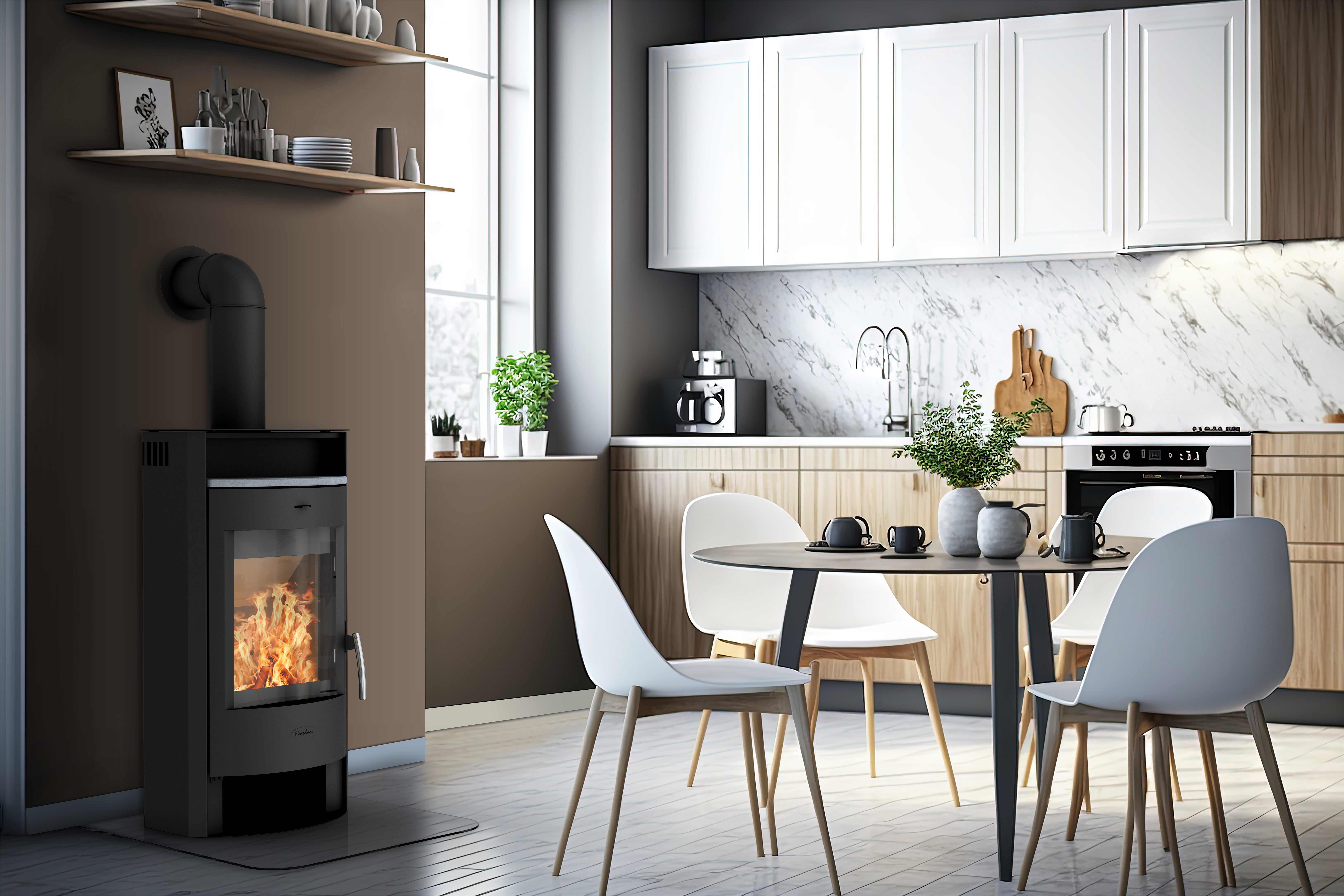 Fireplace Kaminofen MAIA Stahl, 6 kW, günstig online kaufen