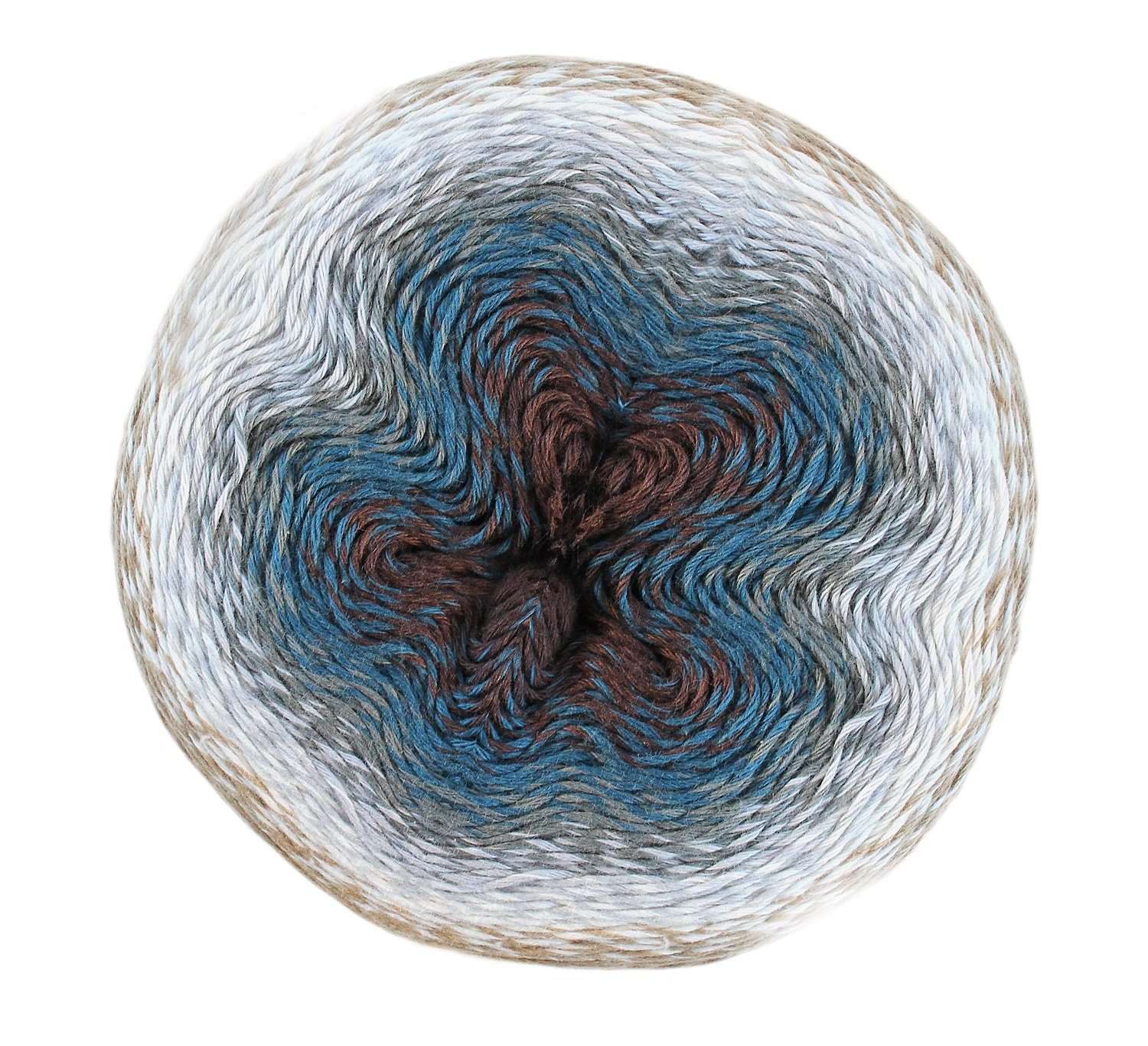 Scheepjes Whirl Bobbel Farbverlaufsgarn zum Stricken und Häkeln Häkelwolle, 1000,00 m (Farbverlaufswolle Baumwollmischgarn, Wolle mit Farbverlauf), 60% Baumwolle und 40% Polyacryl