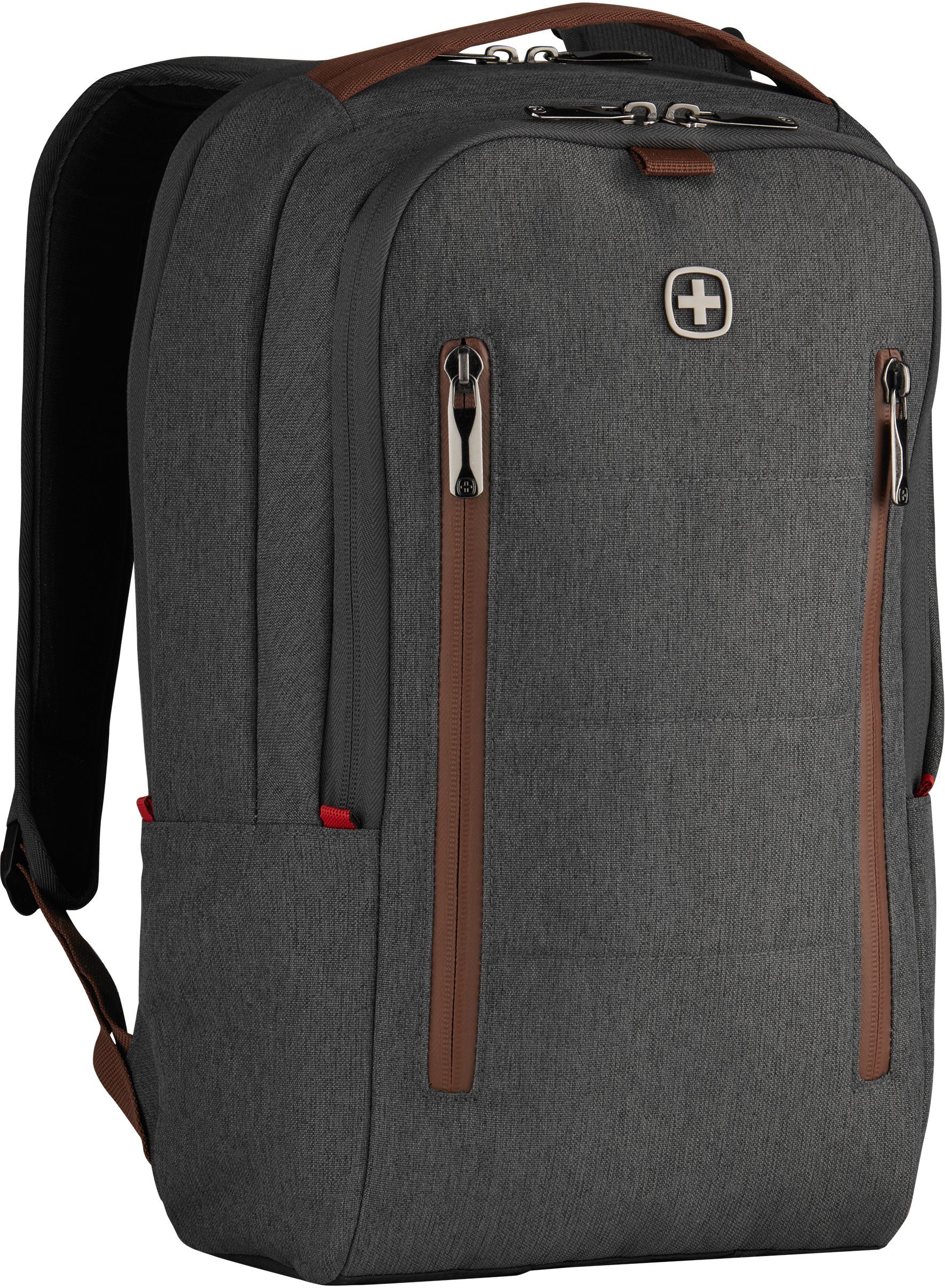 bis Laptoprucksack grey, Laptops Wenger Rucksack Laptopfach Upgrade, mit 16-Zoll City und Upgrade« Tabletfach Zoll, 16 für »City