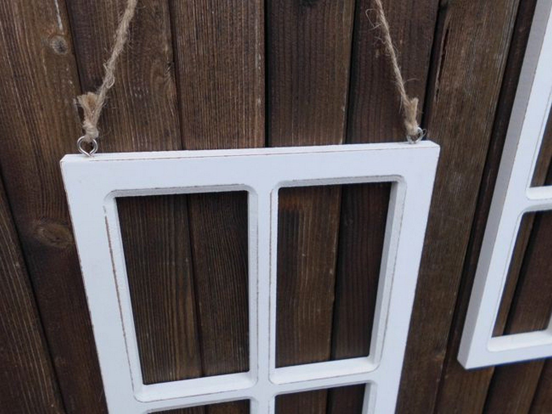 Deko-Impression Fensterdekoration Kleine Dekofenster im Set 2 St. Sprossenf günstig online kaufen