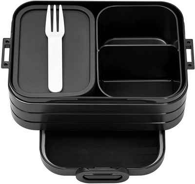 Mepal Lunchbox »Mepal Bento-Lunchbox Take A Break Black Edition midi – Brotdose mit Fächern, geeignet für bis zu 4 B«