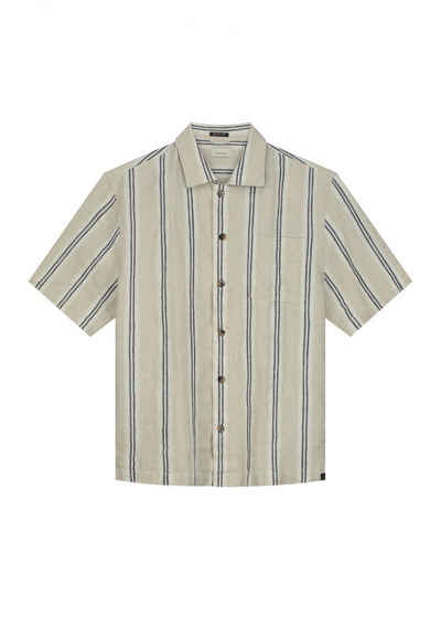 Dstrezzed Kurzarmhemd - Leinenhemd kurzarm - Saul Shirt Linen Stripe - DS_Saul Shirt