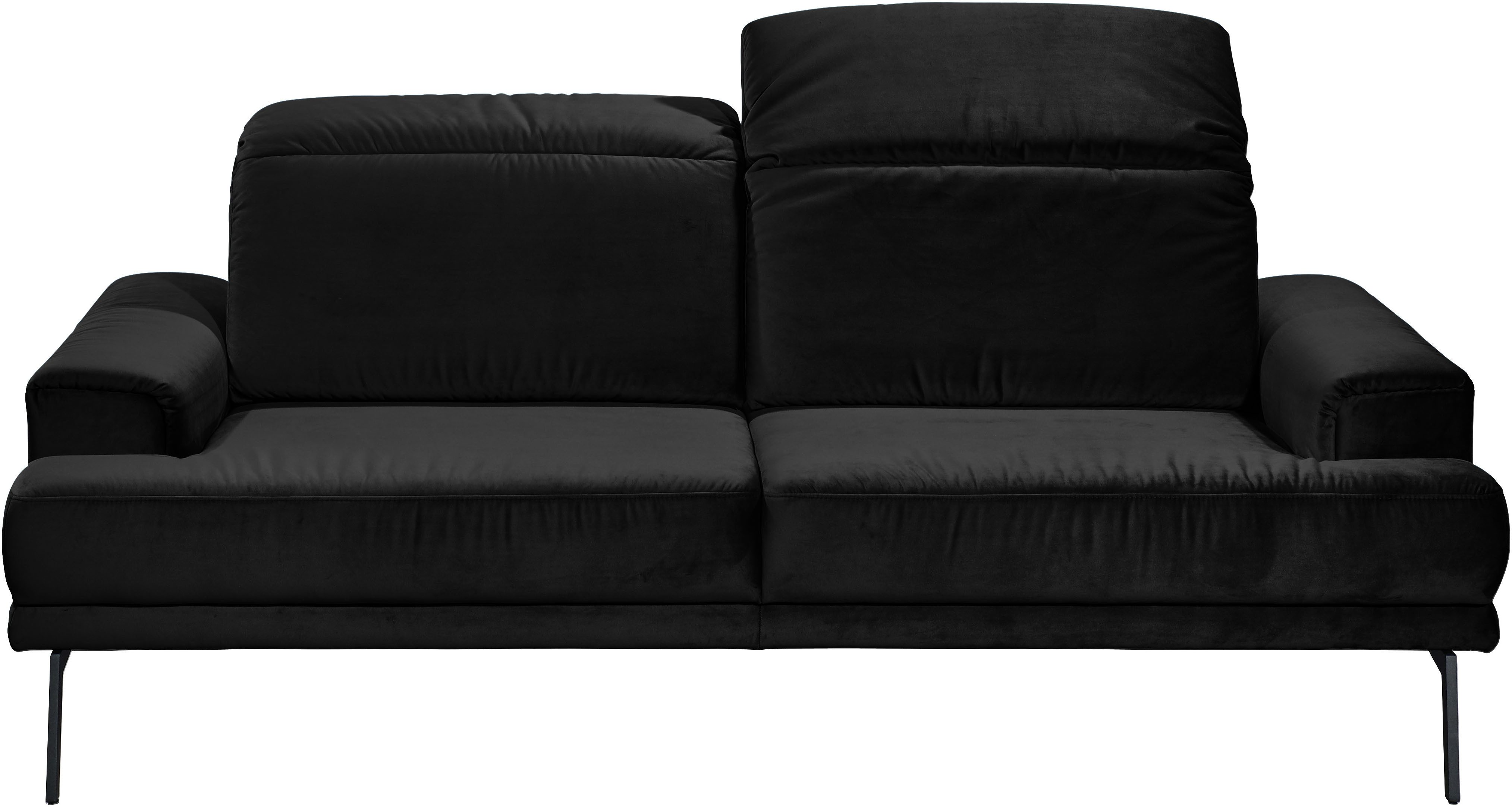 Musterring 2-Sitzer MR 4580, inkl. Kopf- und Sitztiefenverstellung, Fuß schwarz, B198 x T103 cm
