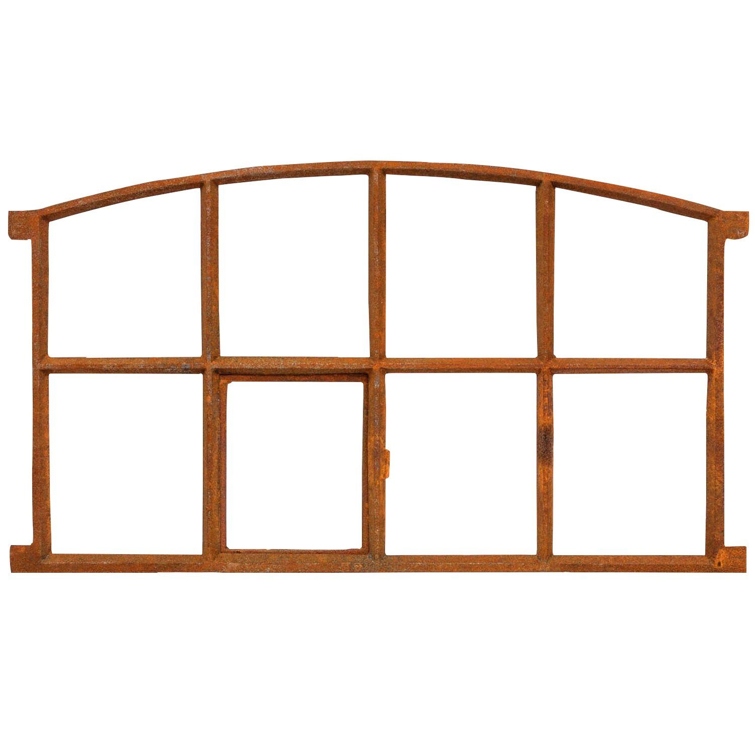 Dekoobjekt Fenster zum Öffnen Rost Stallfenster Eisenfenster Eisen 74cm Antik-Sti